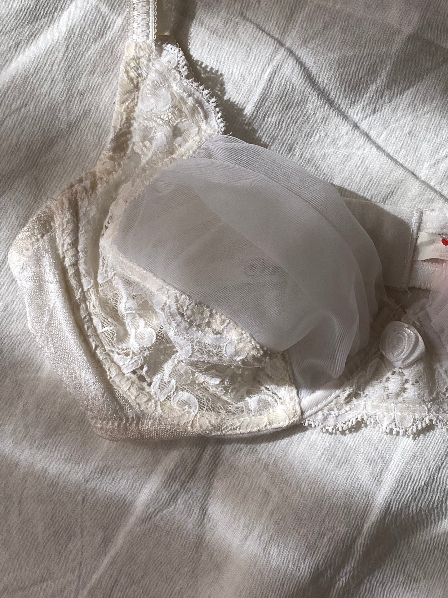 Reggiseno bianco in pizzo