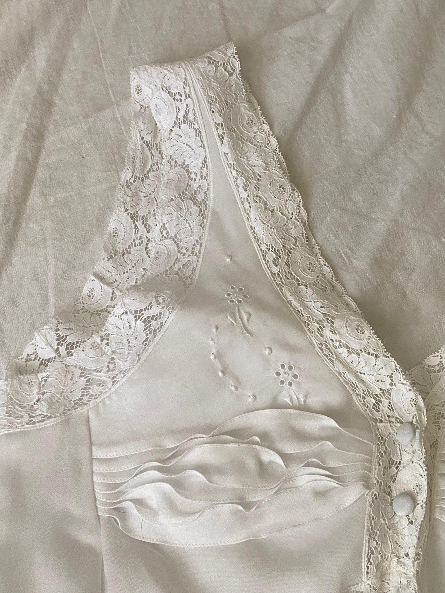 Set sottoveste e vestaglia anni ‘70s