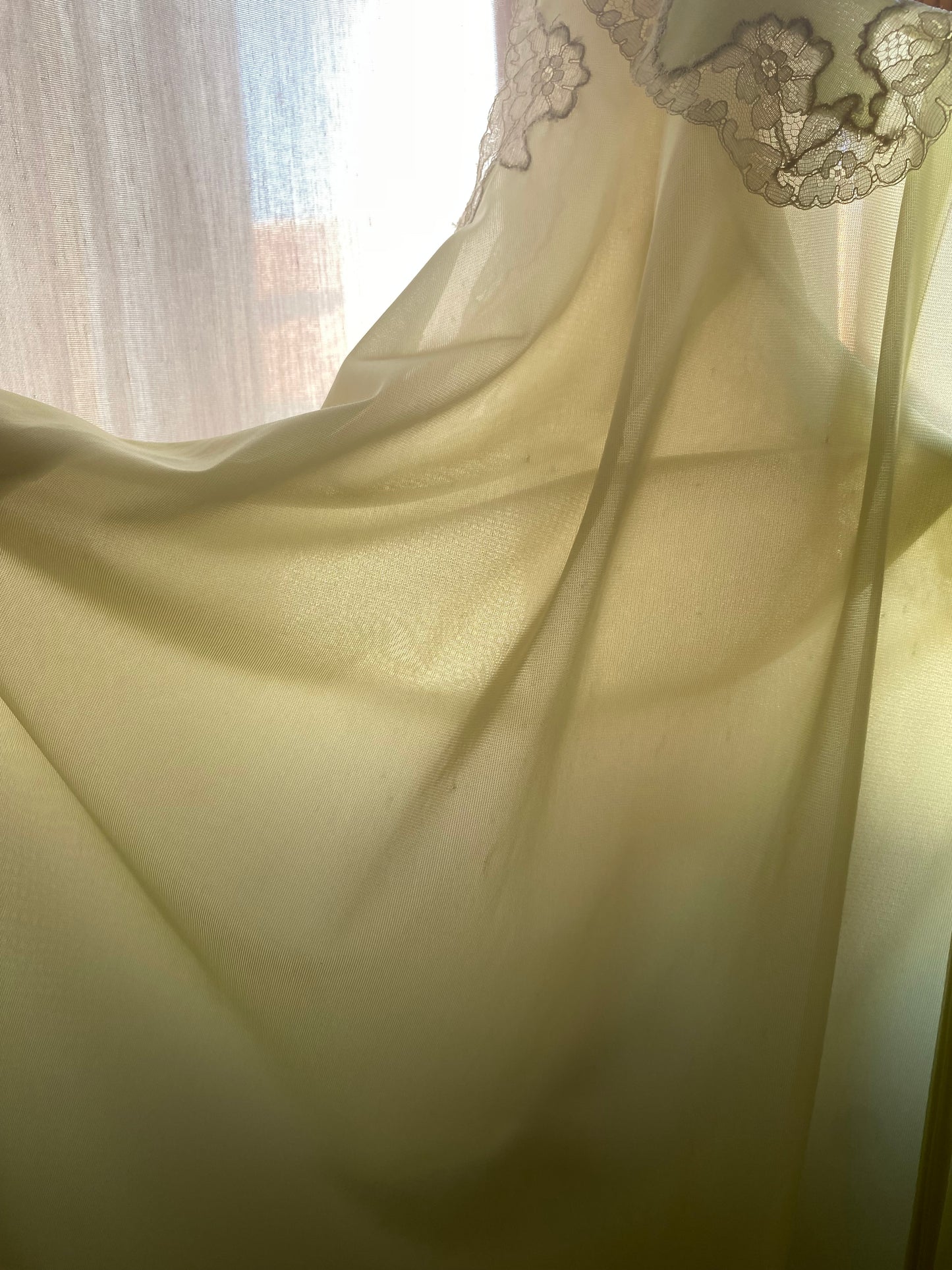 Baby doll lime con pizzo