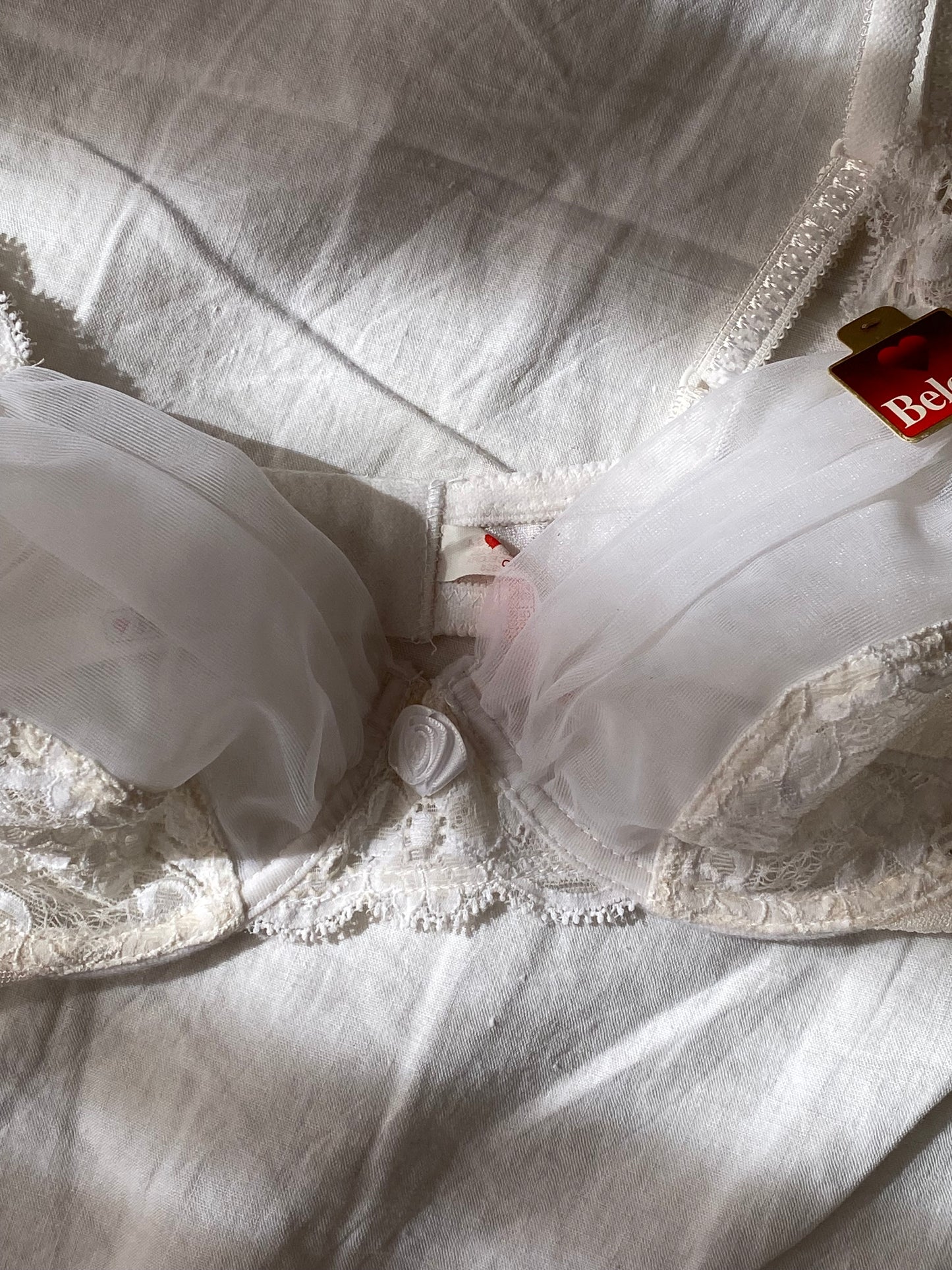 Reggiseno bianco in pizzo
