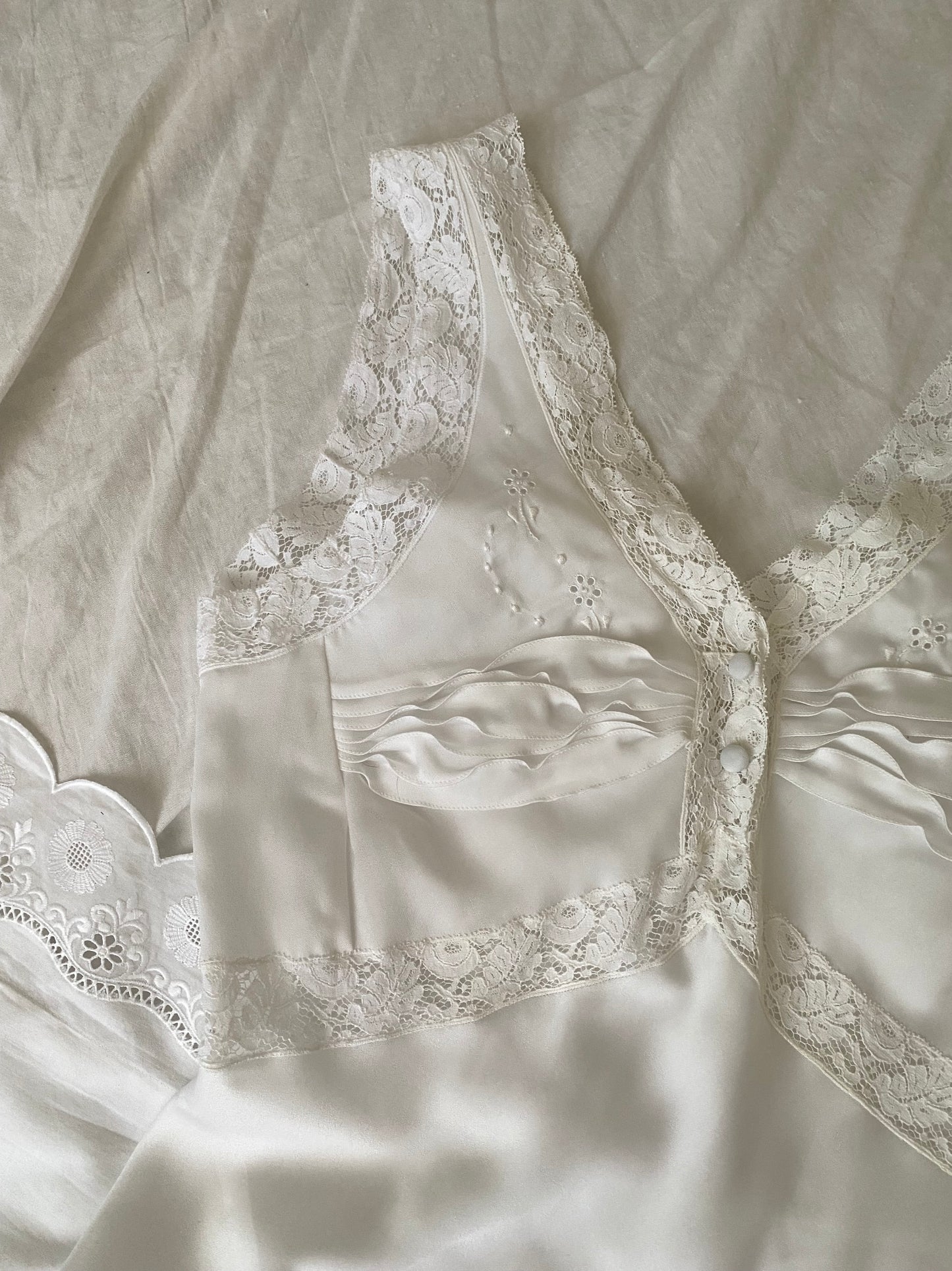 Set sottoveste e vestaglia anni ‘70s