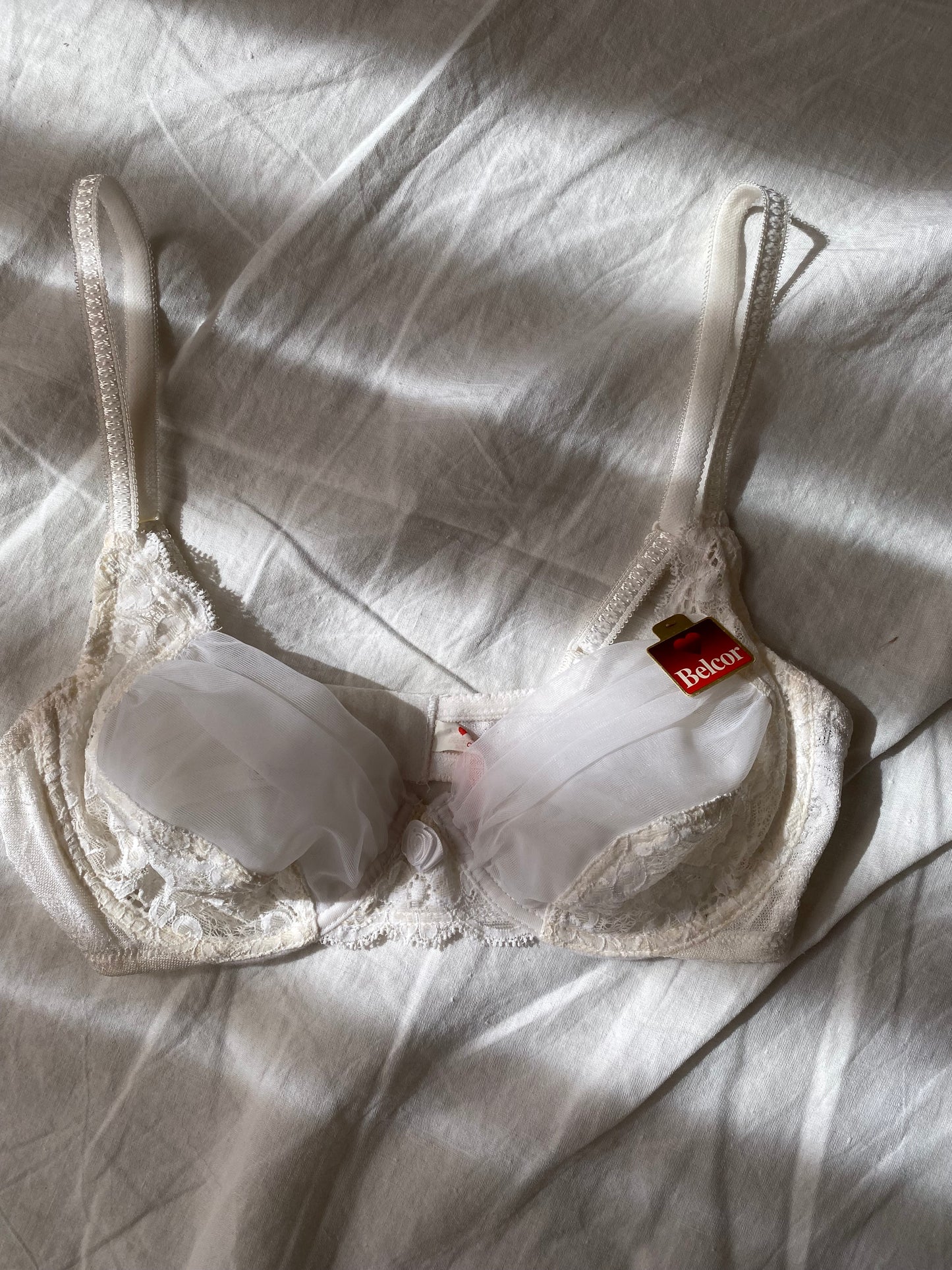 Reggiseno bianco in pizzo