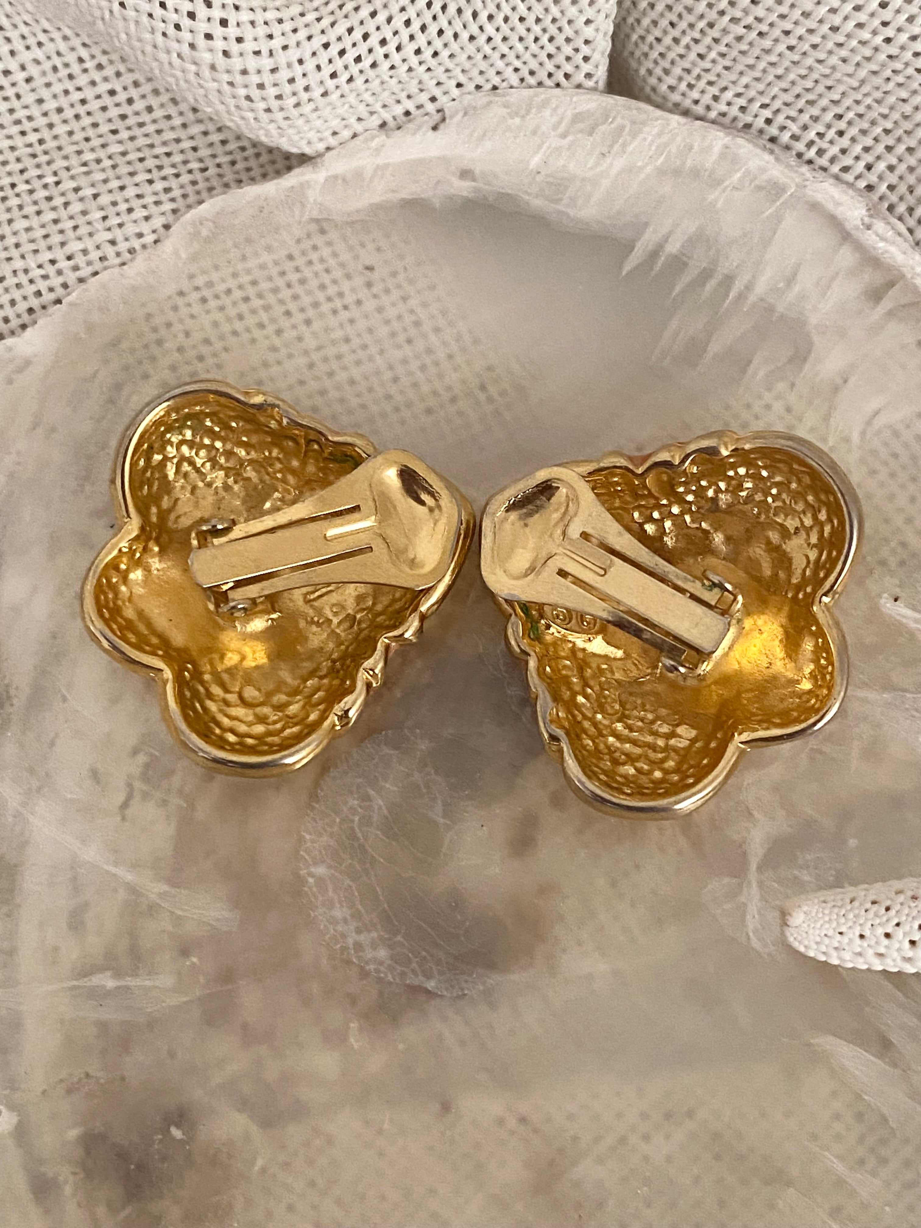 Ligea marine clip-on earrings