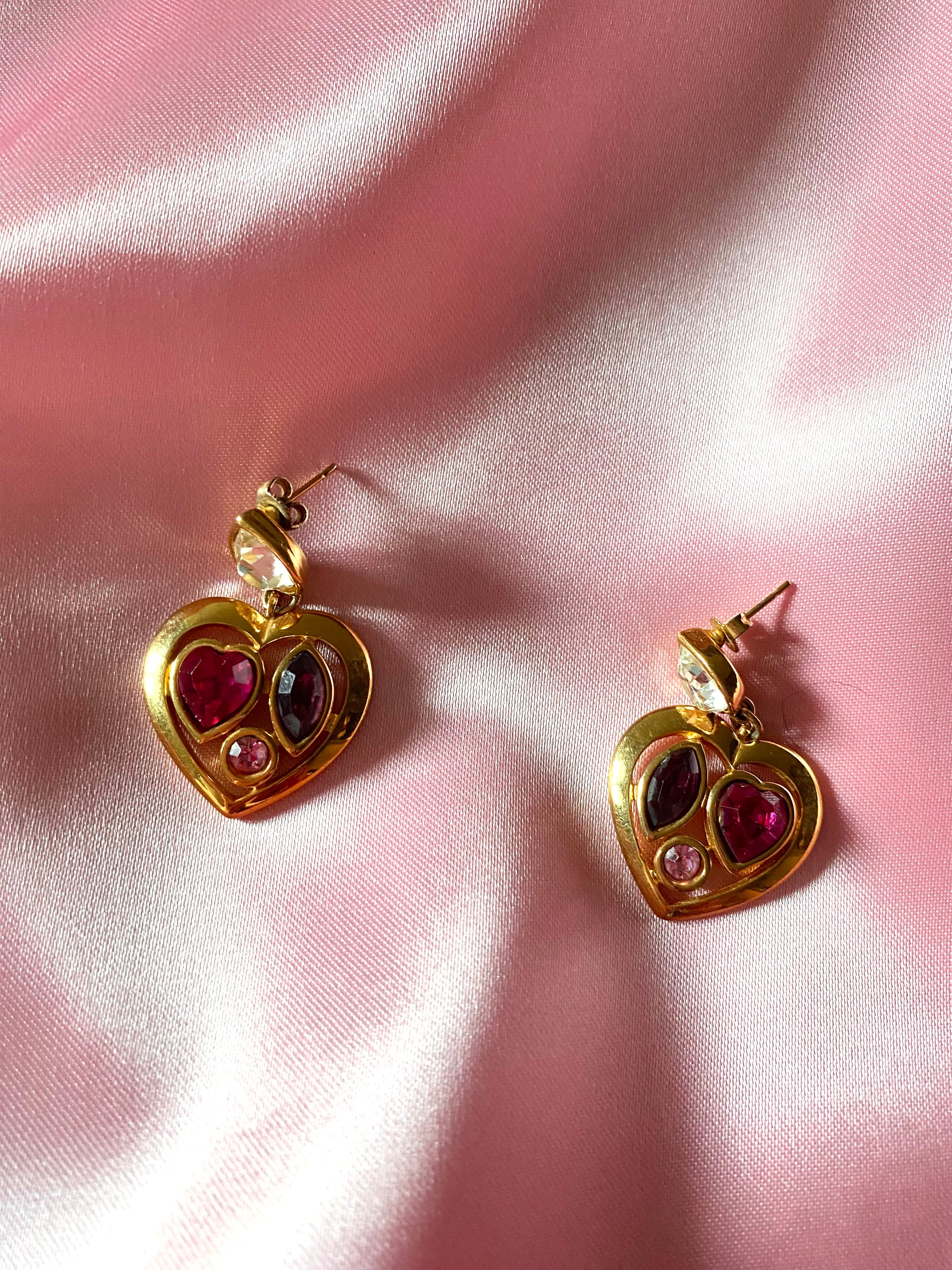 Boucles d'oreilles coeur