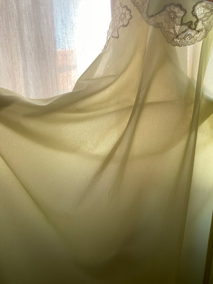 Baby doll lime con pizzo