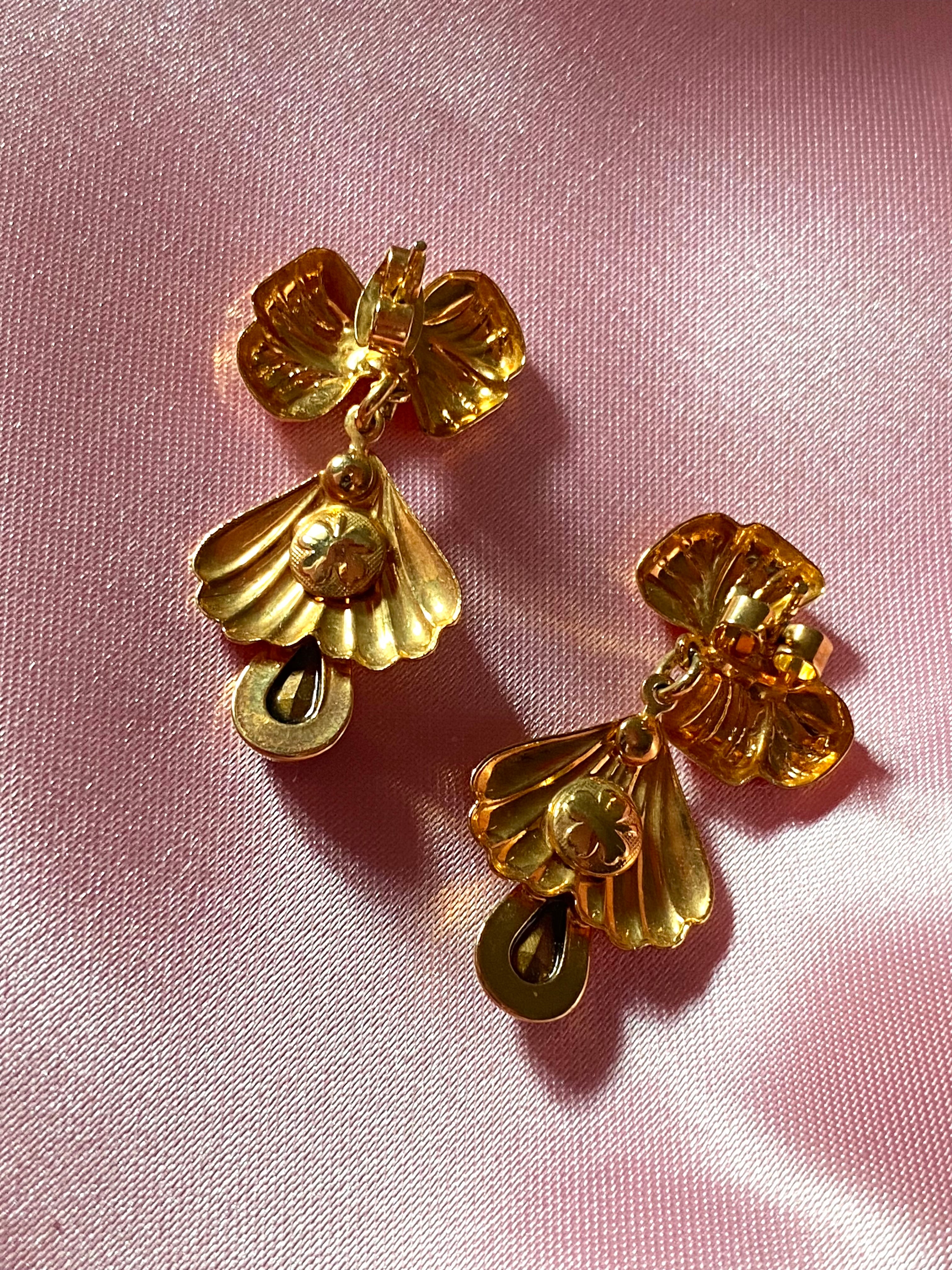 Boucles d'oreilles nœud