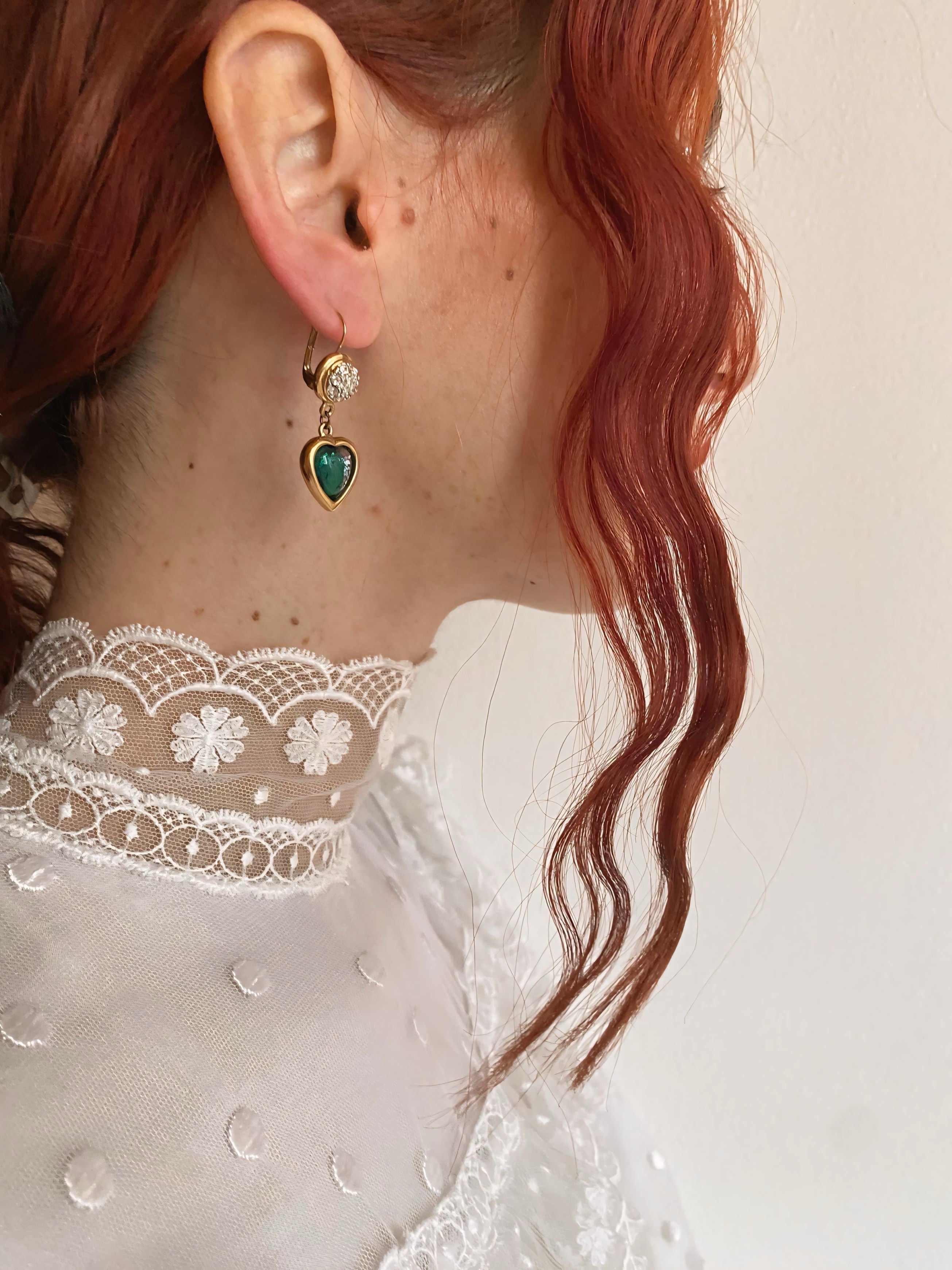 Boucles d'oreilles coeur