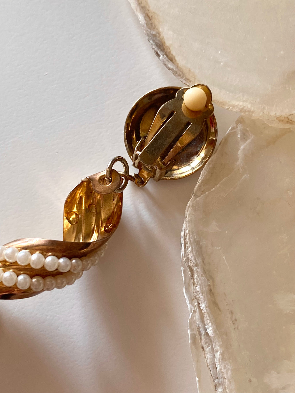 Boucles d'oreilles clips Onda