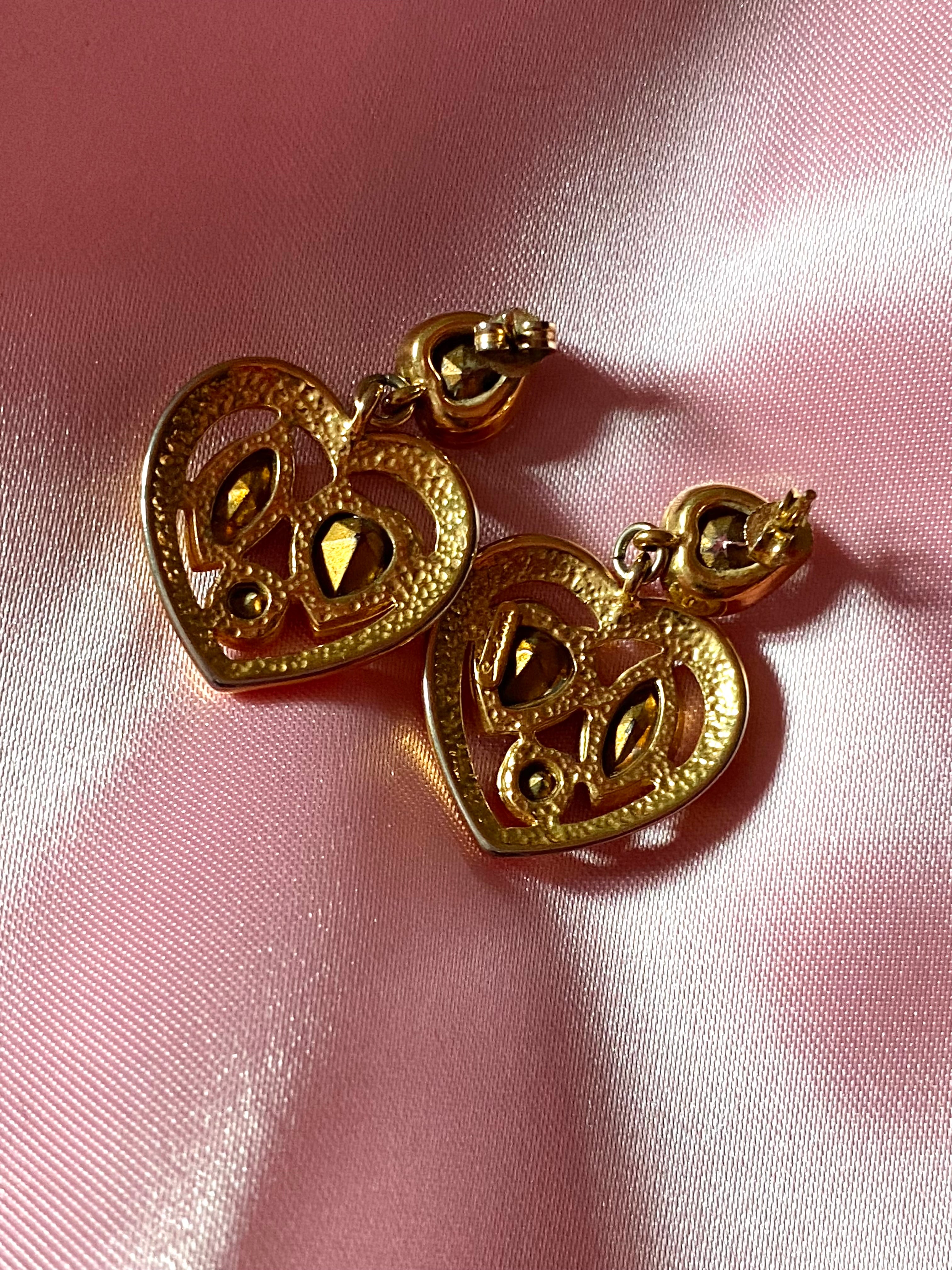 Boucles d'oreilles coeur