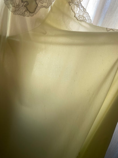 Baby doll lime con pizzo