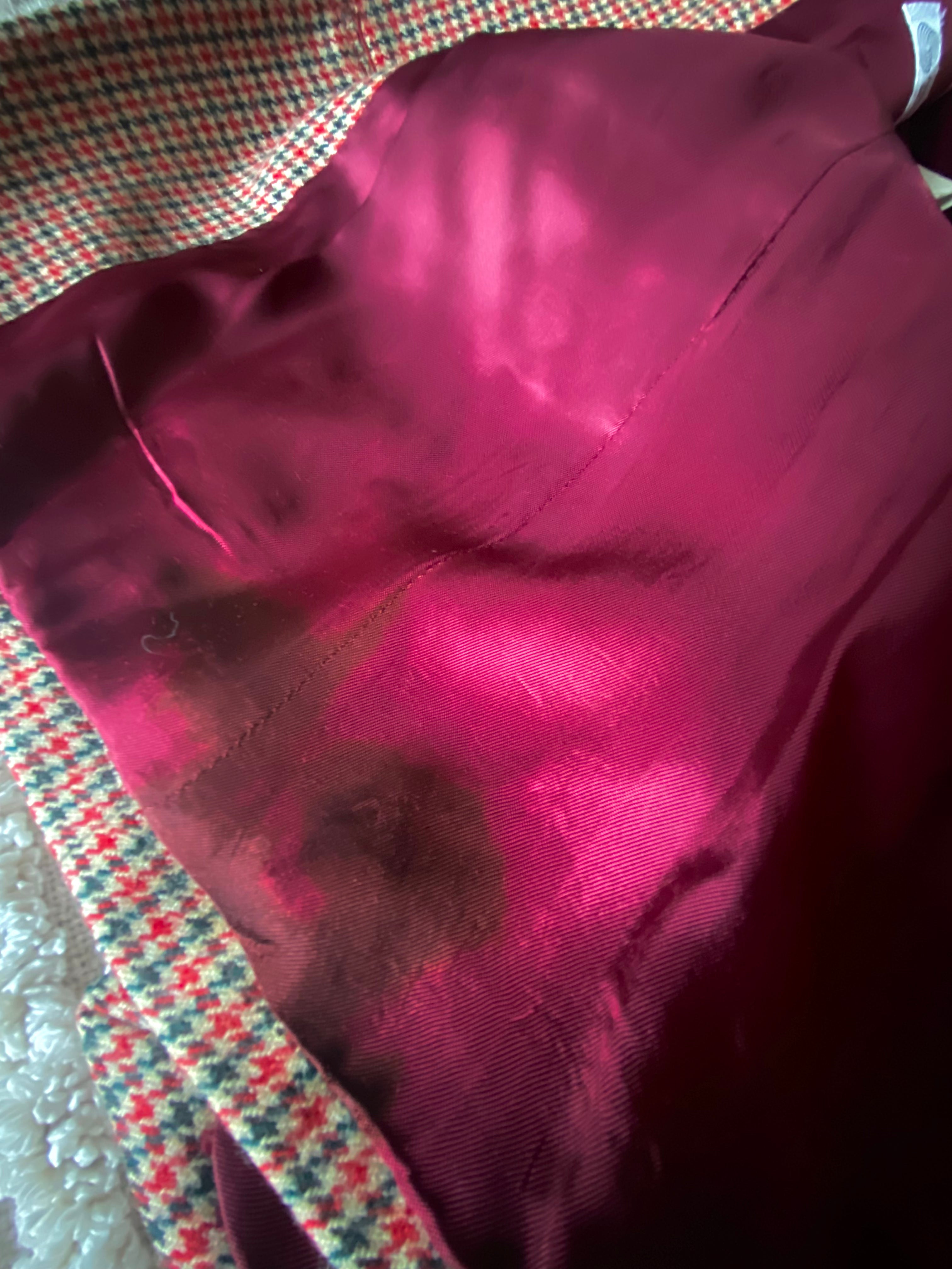 Blazer pied de poule