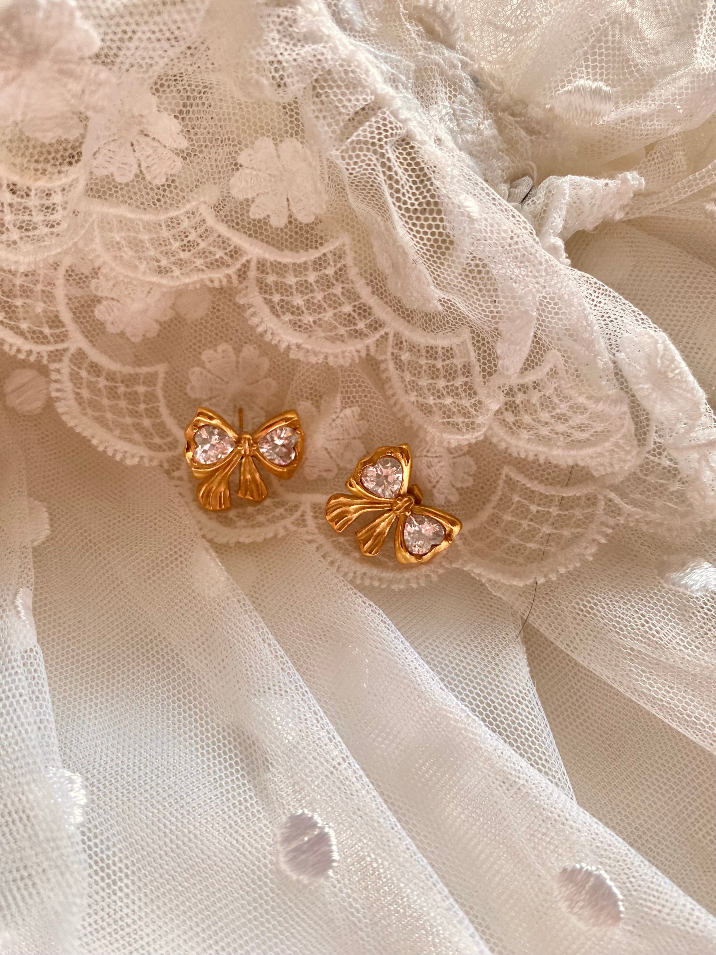 Boucles d'oreilles nœud