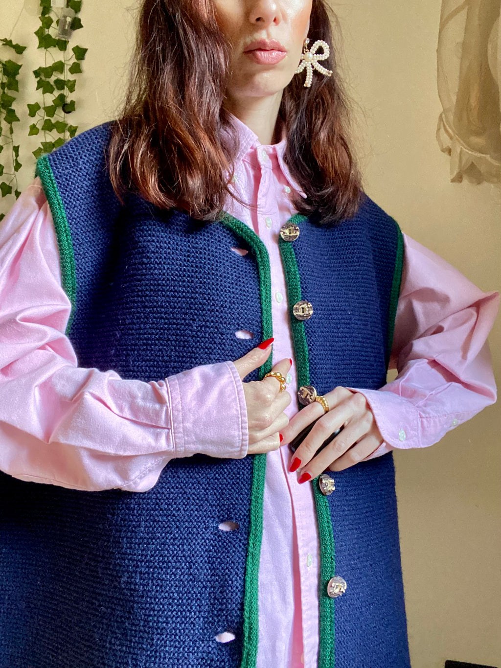 Gilet tirolese margherite