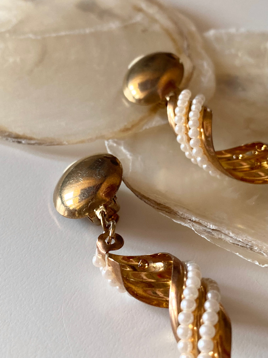 Boucles d'oreilles clips Onda