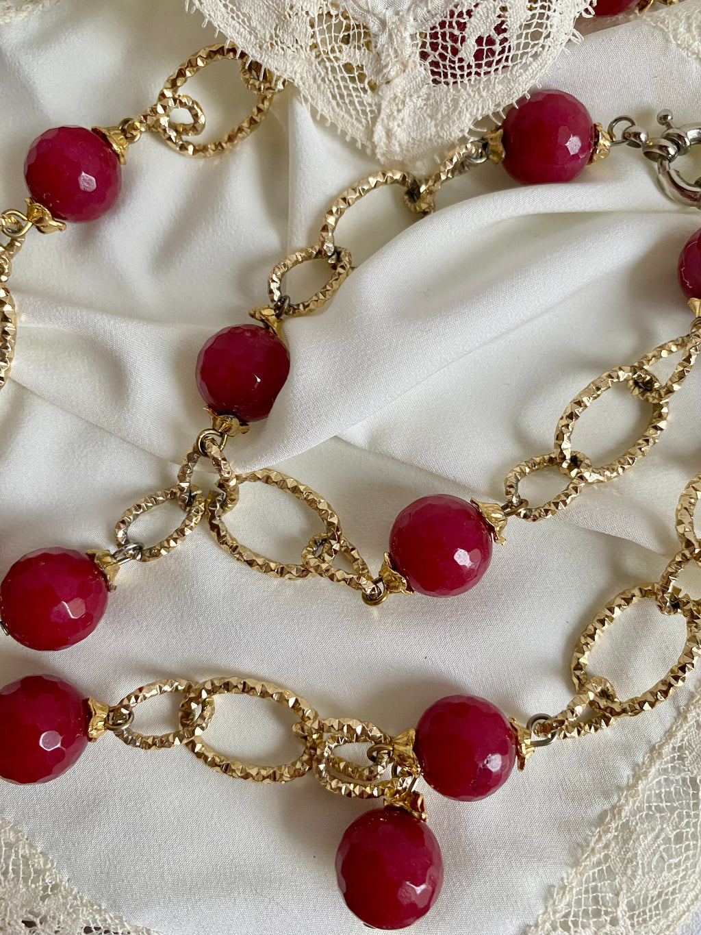 Parure collana e bracciale