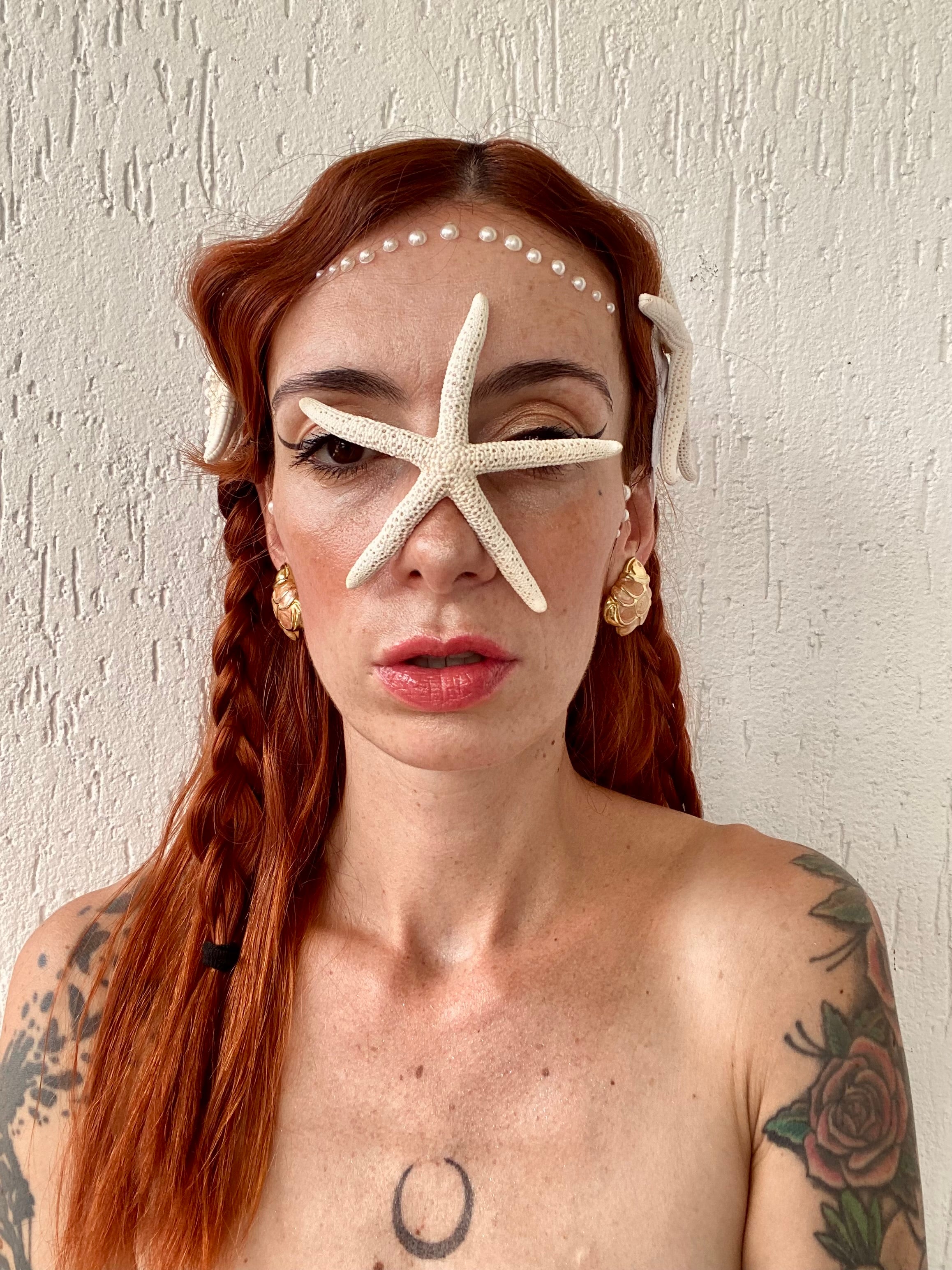 Ligea marine clip-on earrings