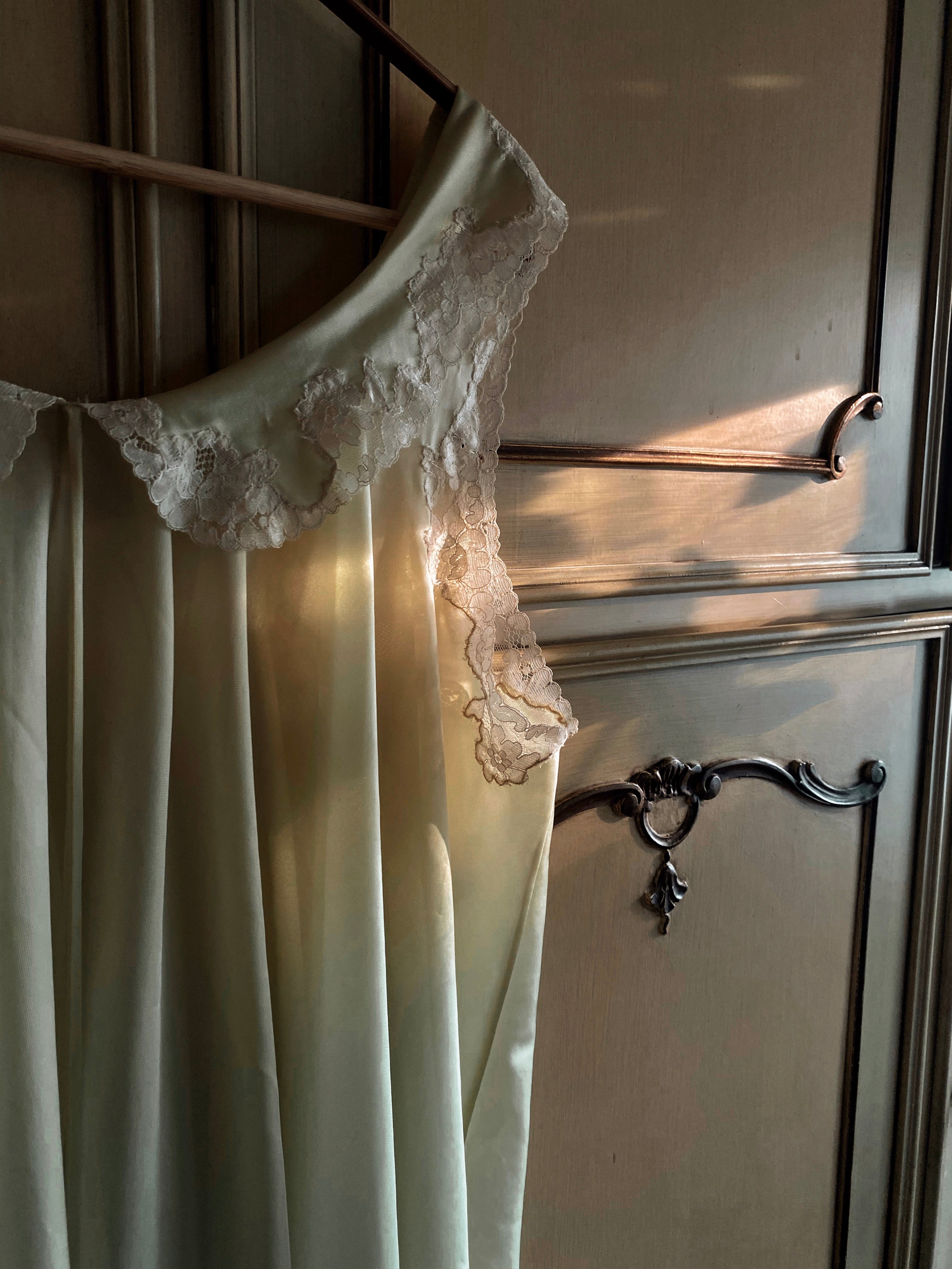 Baby doll lime con pizzo