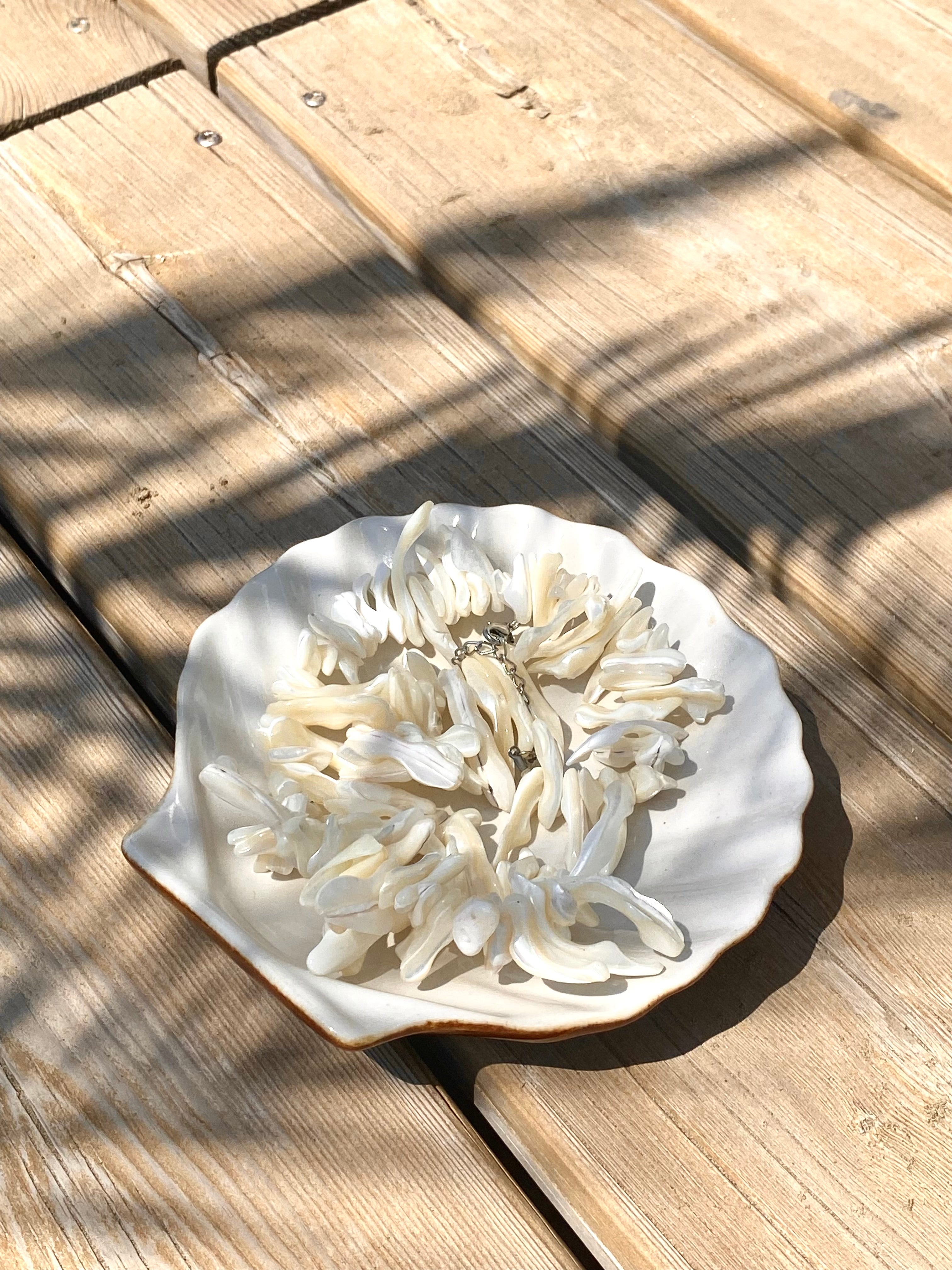 SIRENA Collana girocollo in vere conchiglie