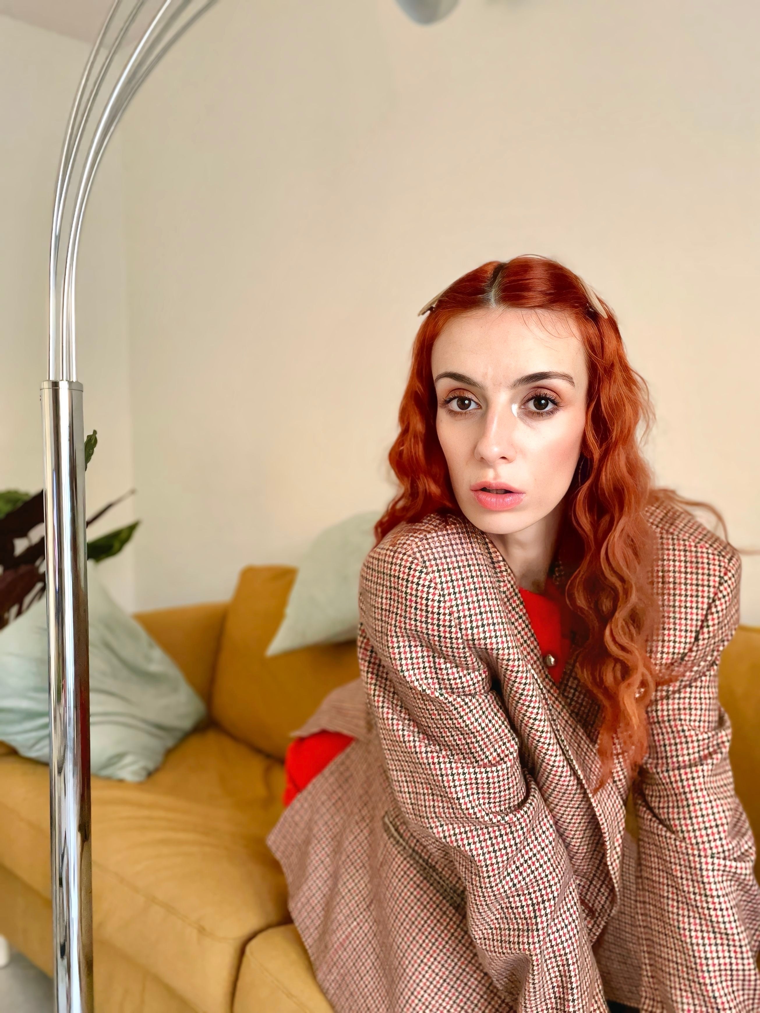 Blazer pied de poule