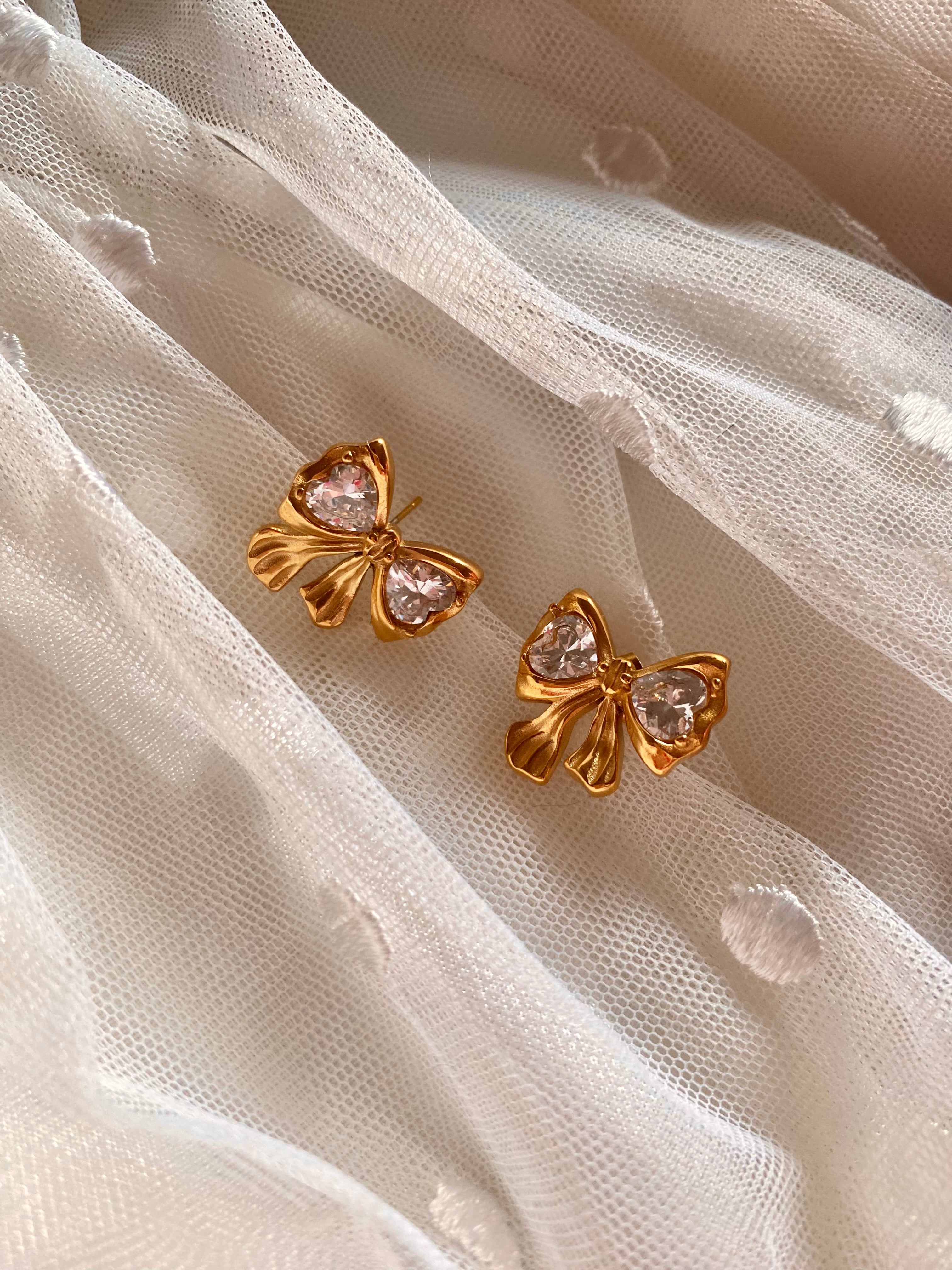 Boucles d'oreilles nœud