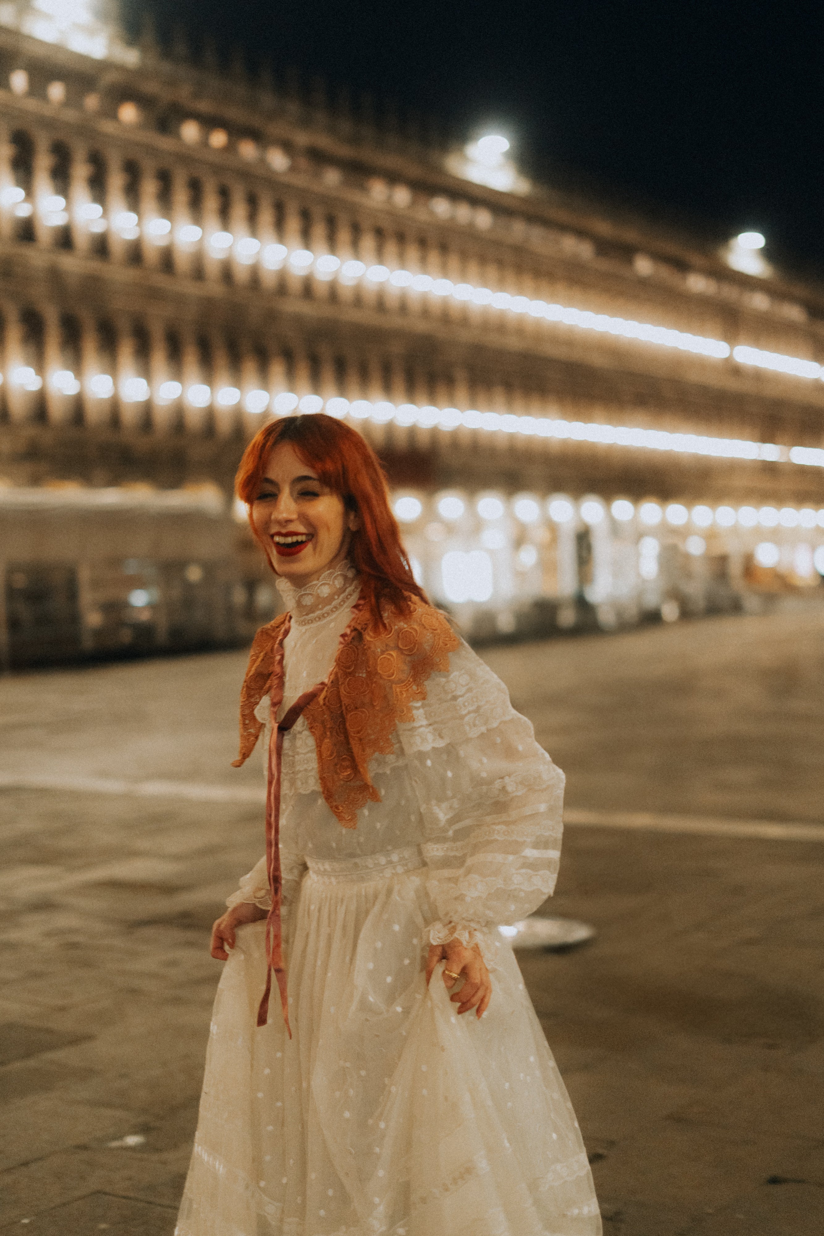 Colletto stile chiacchierino in pizzo antico veneziano