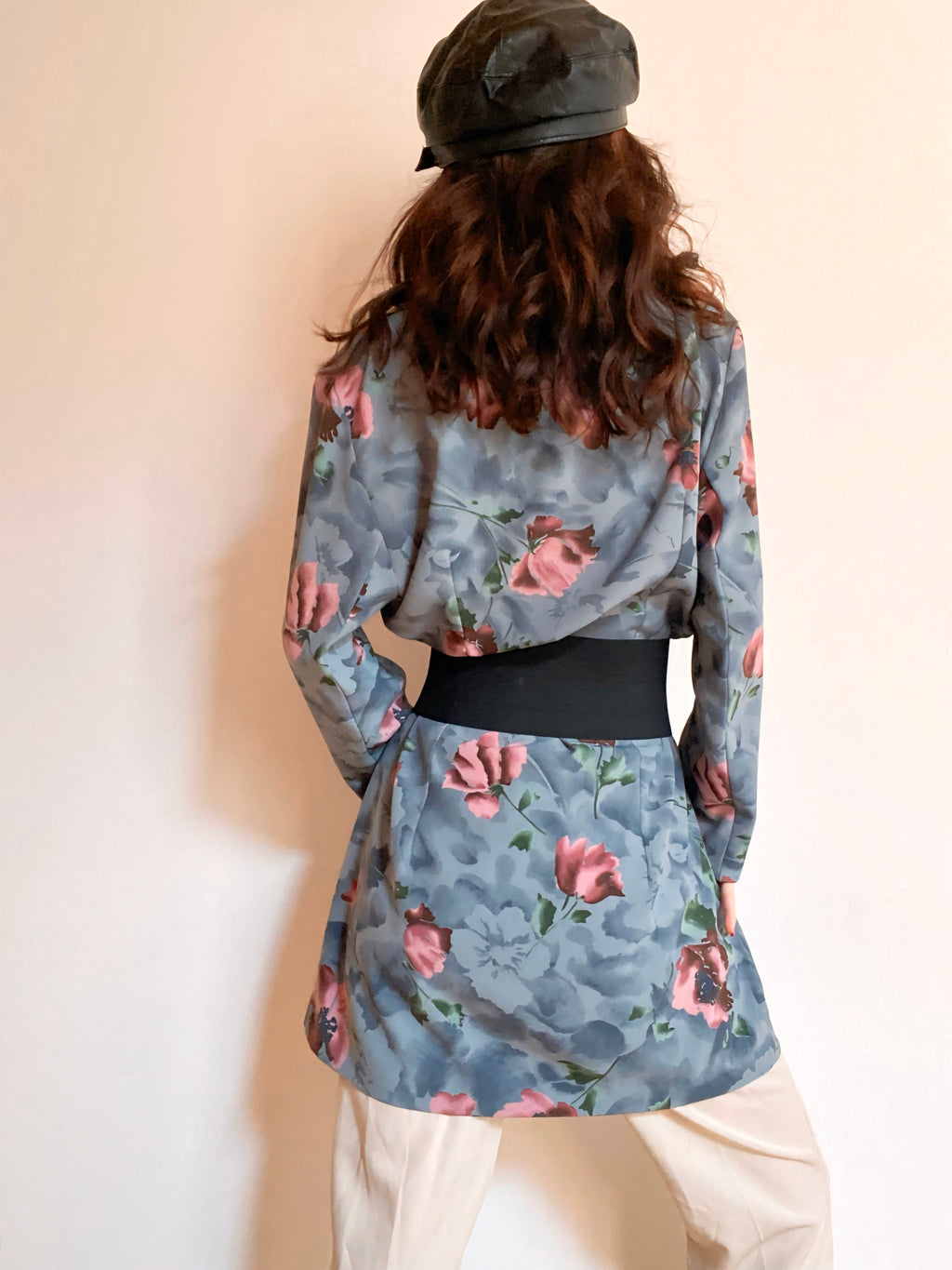 Blazer léger à fleurs