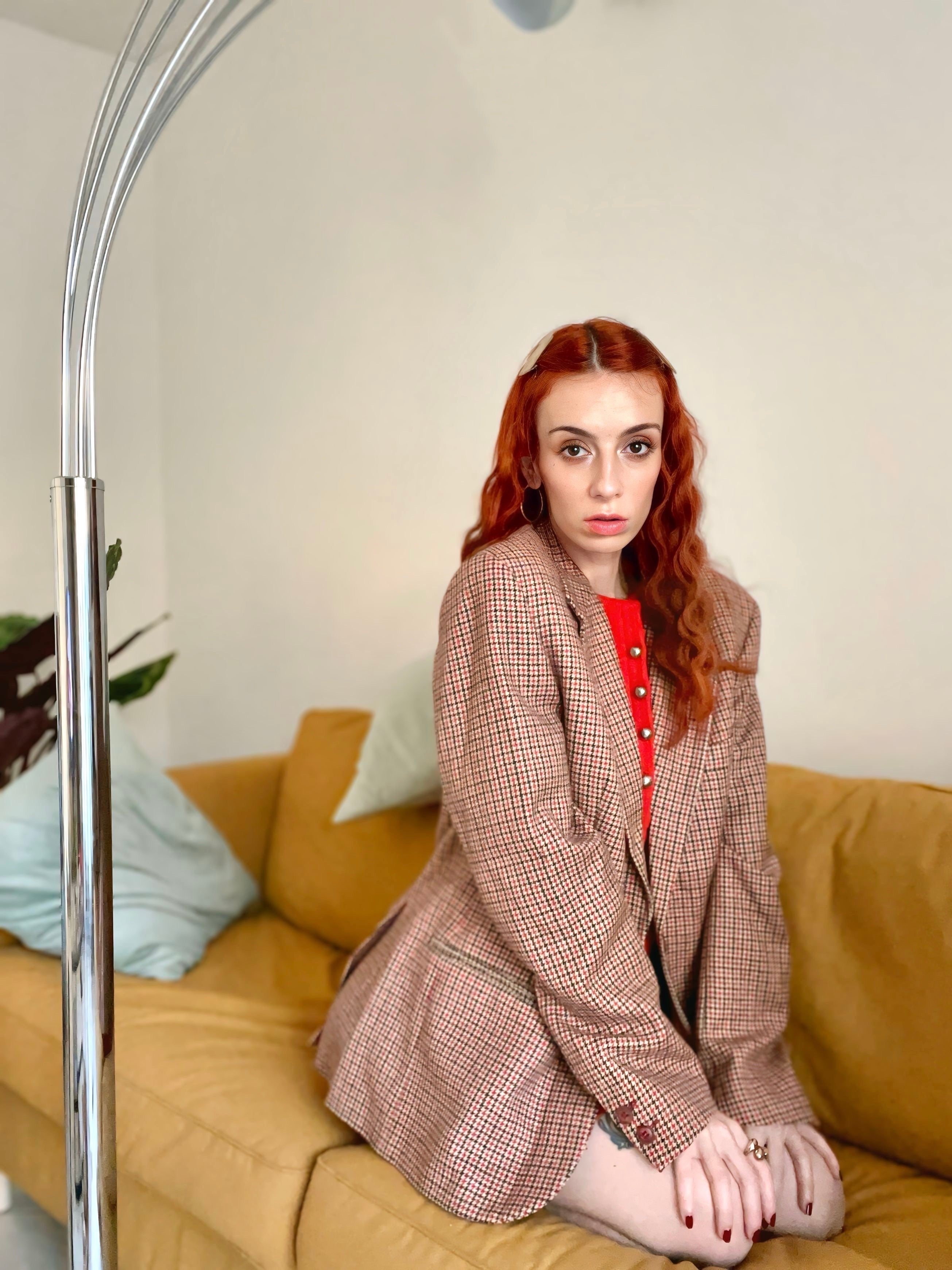 Blazer pied de poule