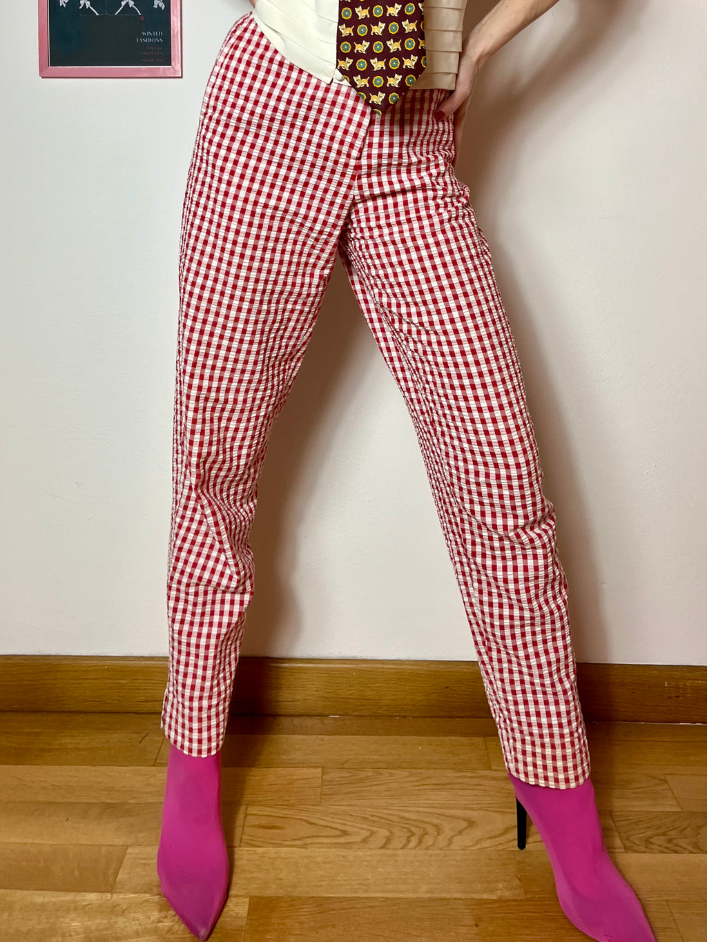 Pantaloni Vichy