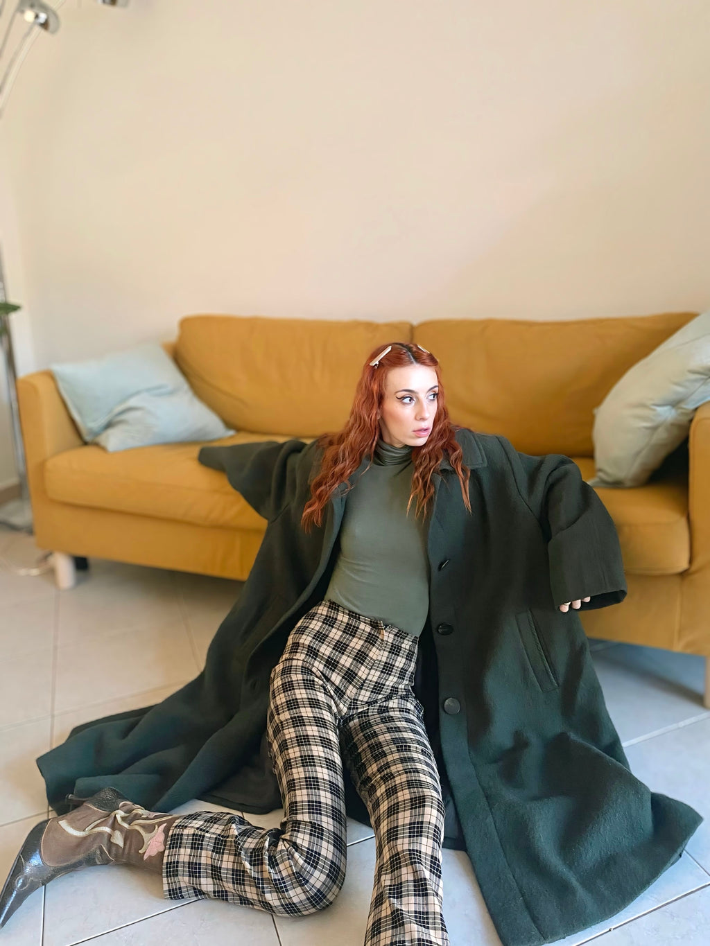 Cappotto over oliva