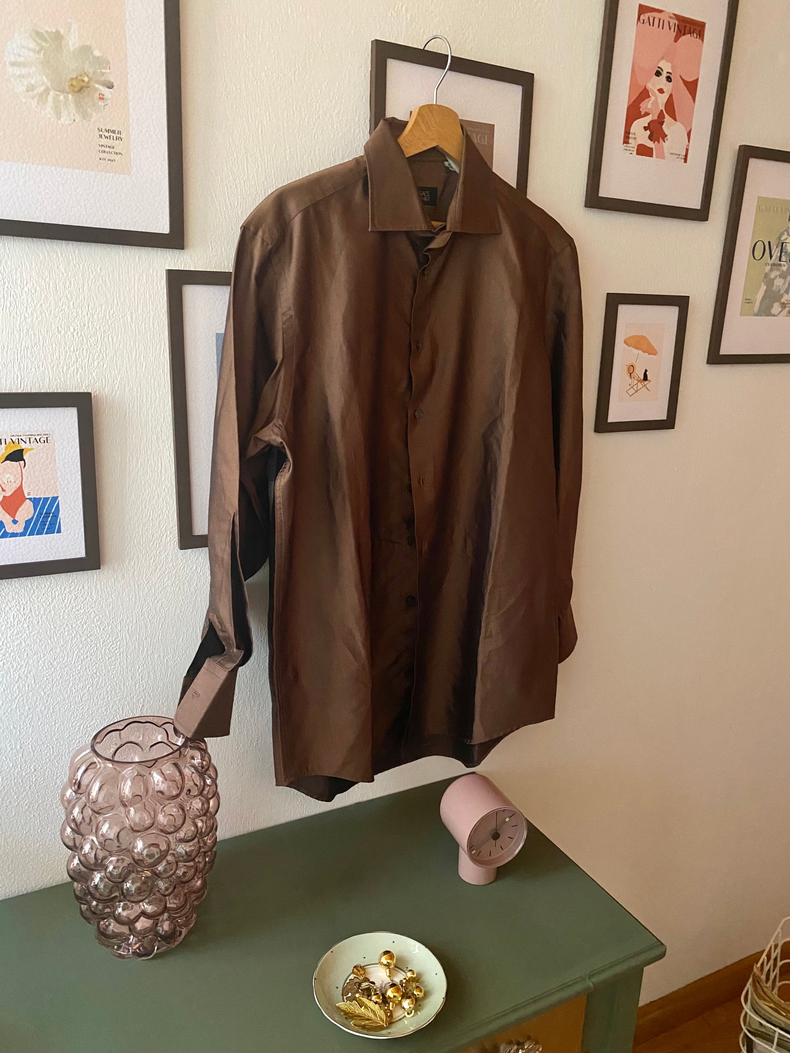 Camicia Versace cioccolato