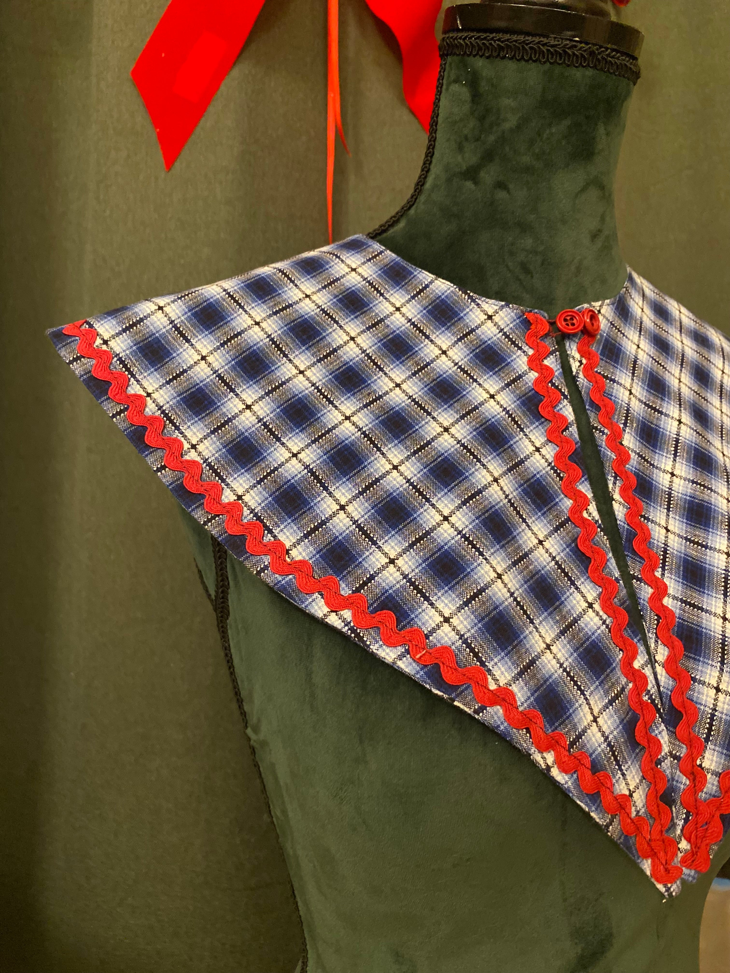 Maxi colletto alla marinara a punta