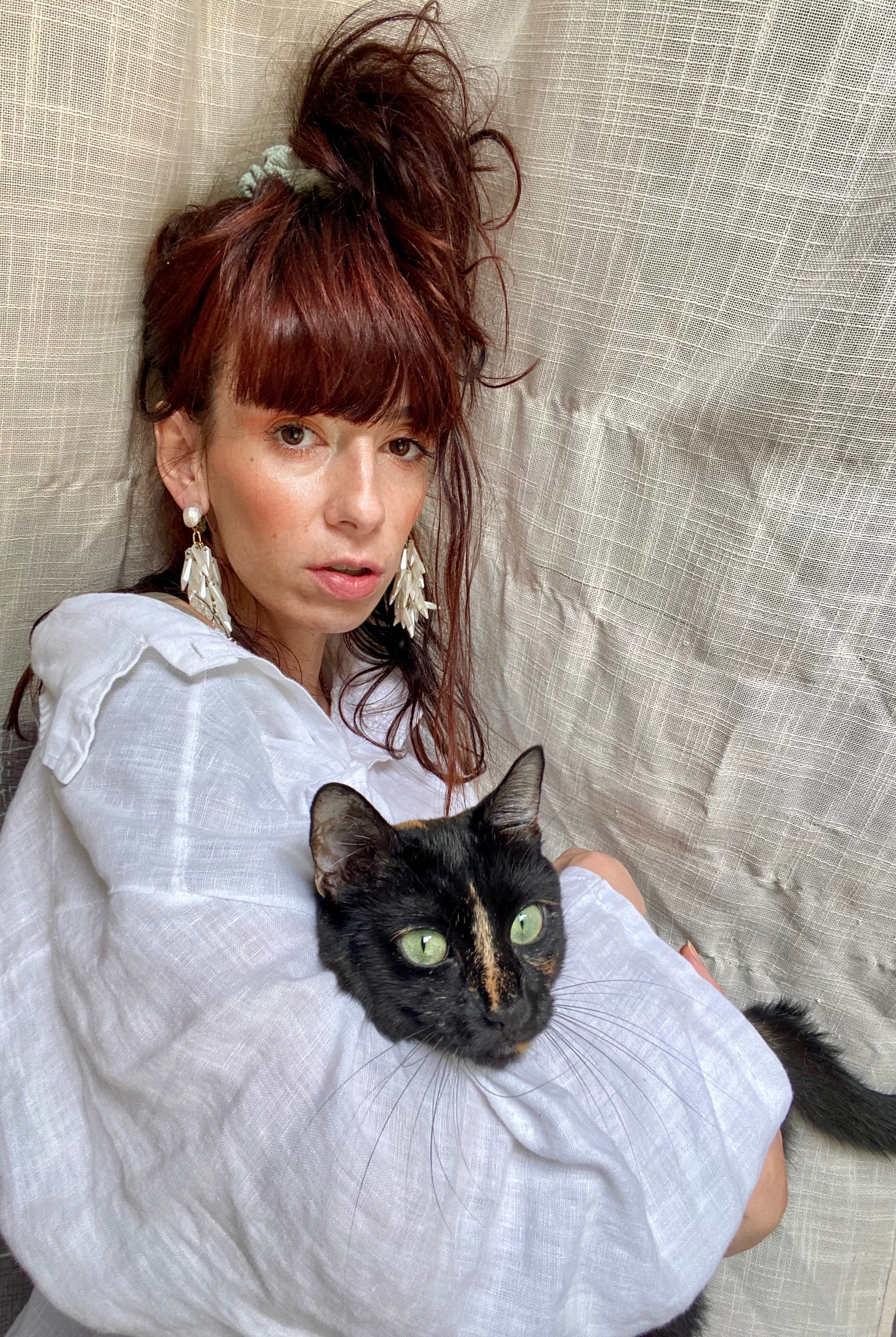 Boucles d'oreilles clips en nacre Pureté