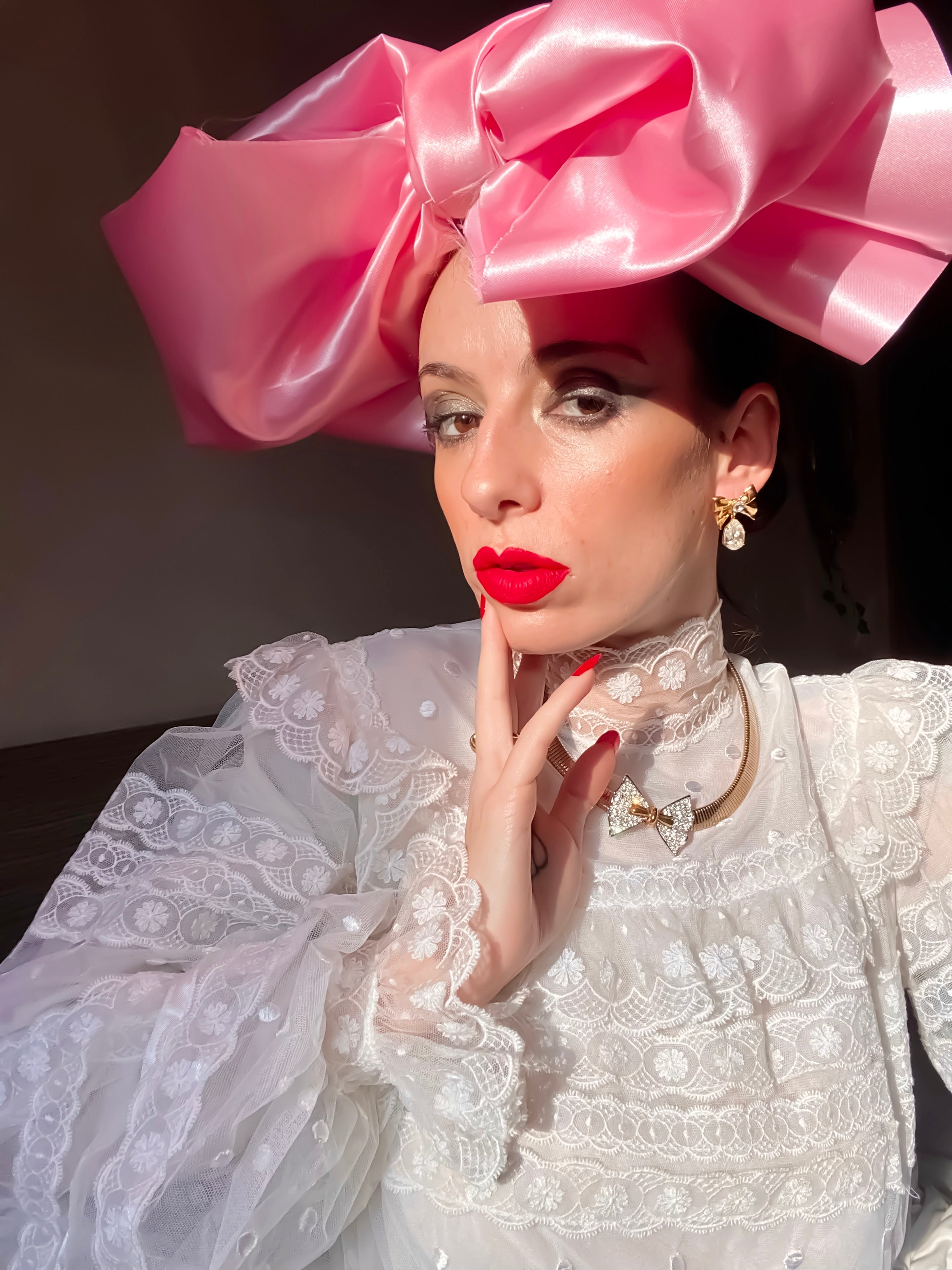 Boucles d'oreilles nœud