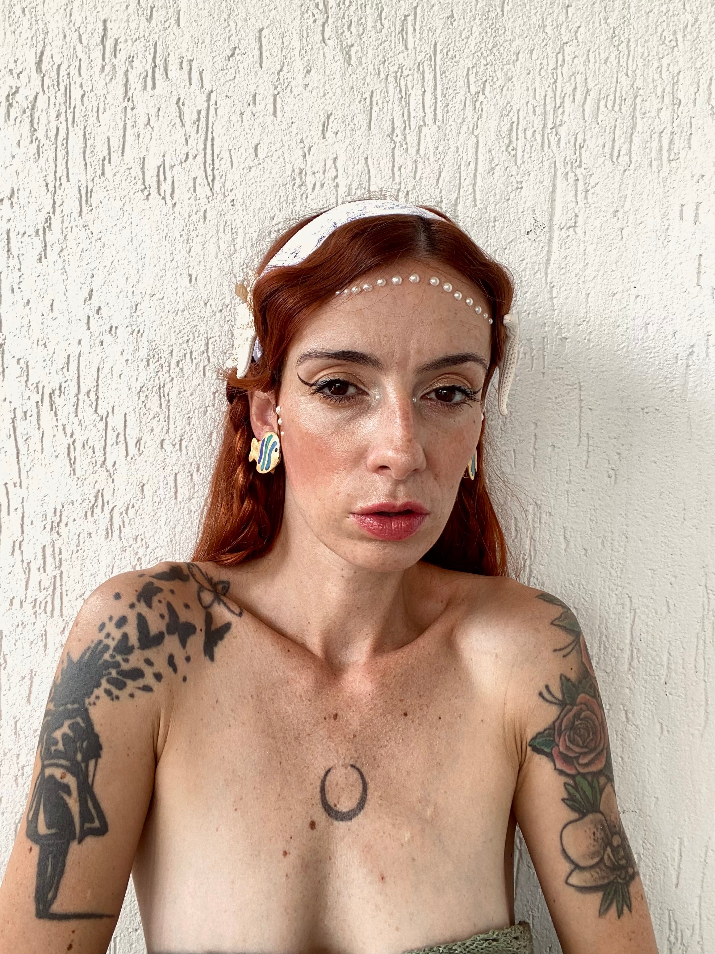 Orecchini pesce a clip by Agatha Paris