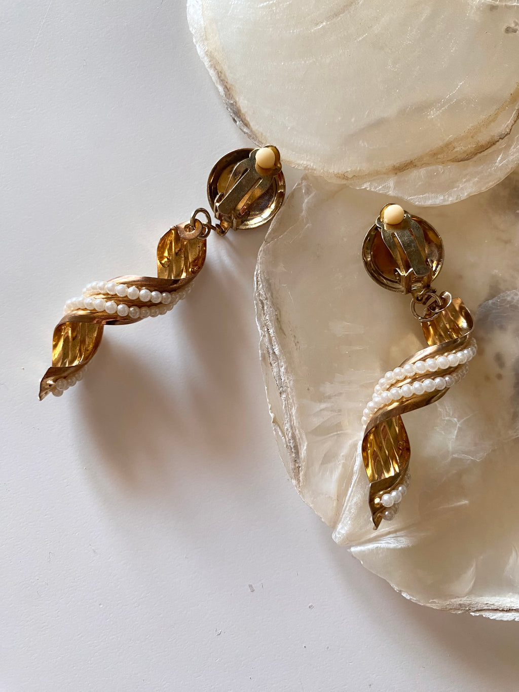 Boucles d'oreilles clips Onda