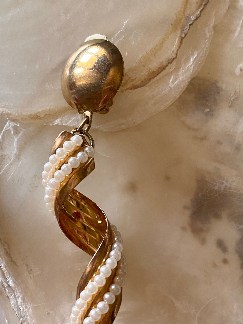 Boucles d'oreilles clips Onda