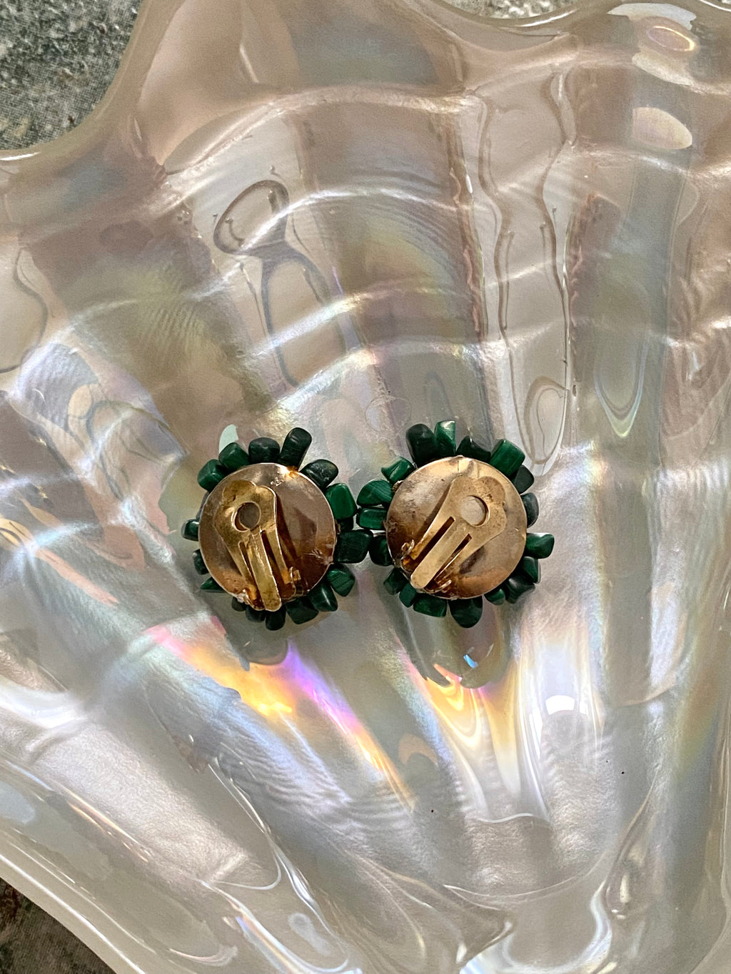 Boucles d'oreilles EMERALD en pierres véritables