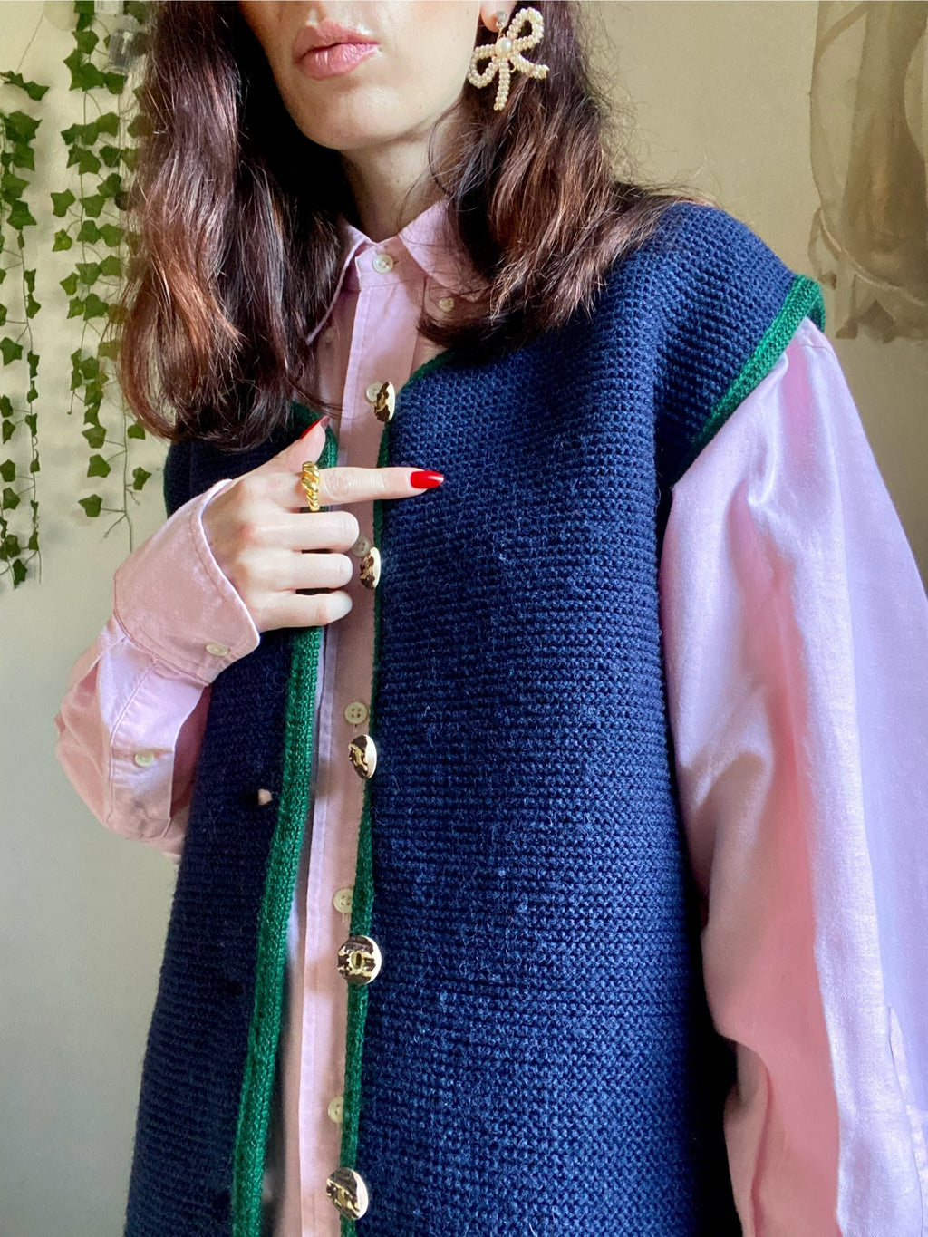 Gilet tirolese margherite