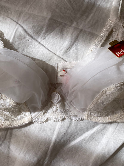 Reggiseno bianco in pizzo