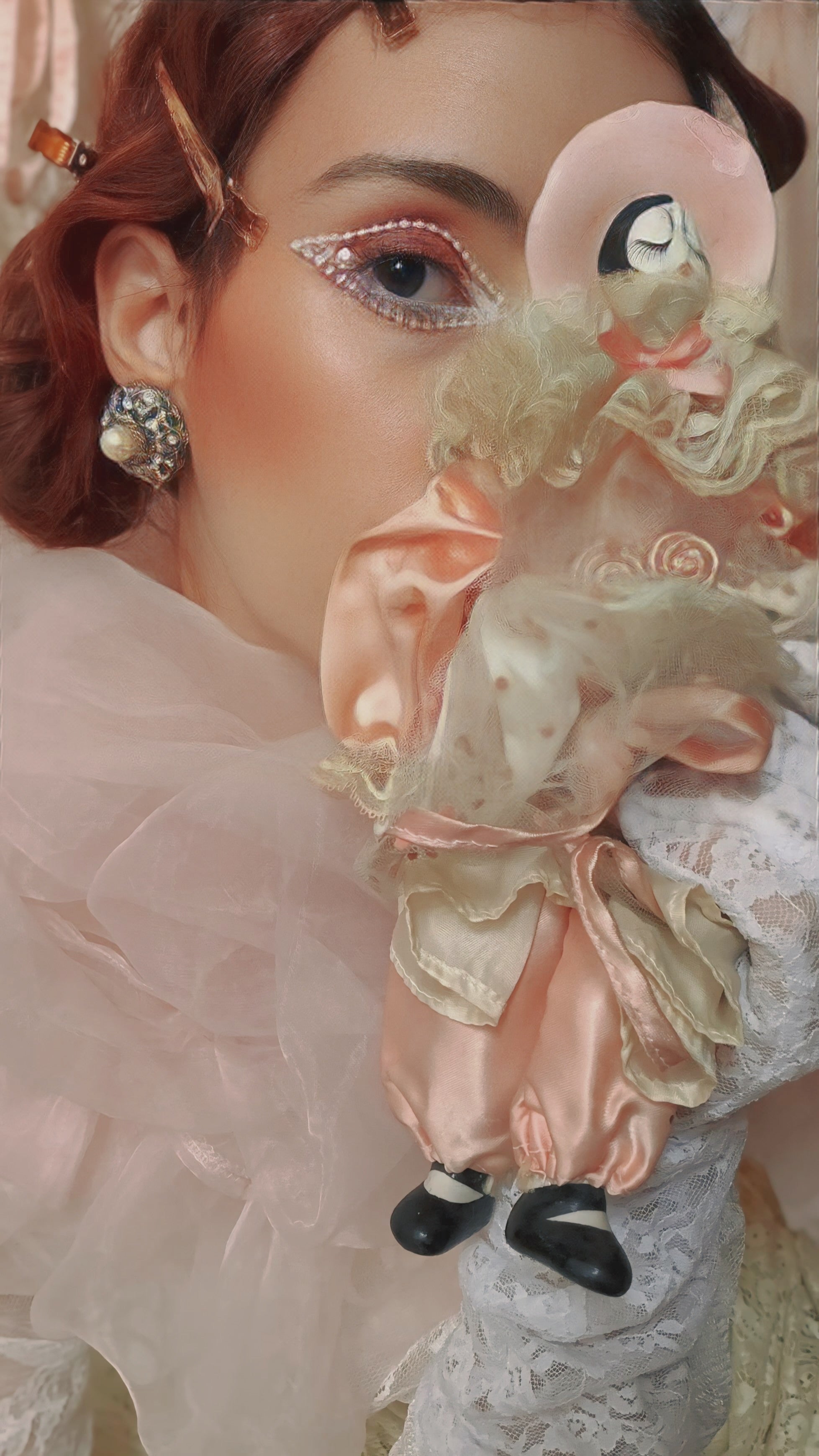 Orecchini a clip argento con perla