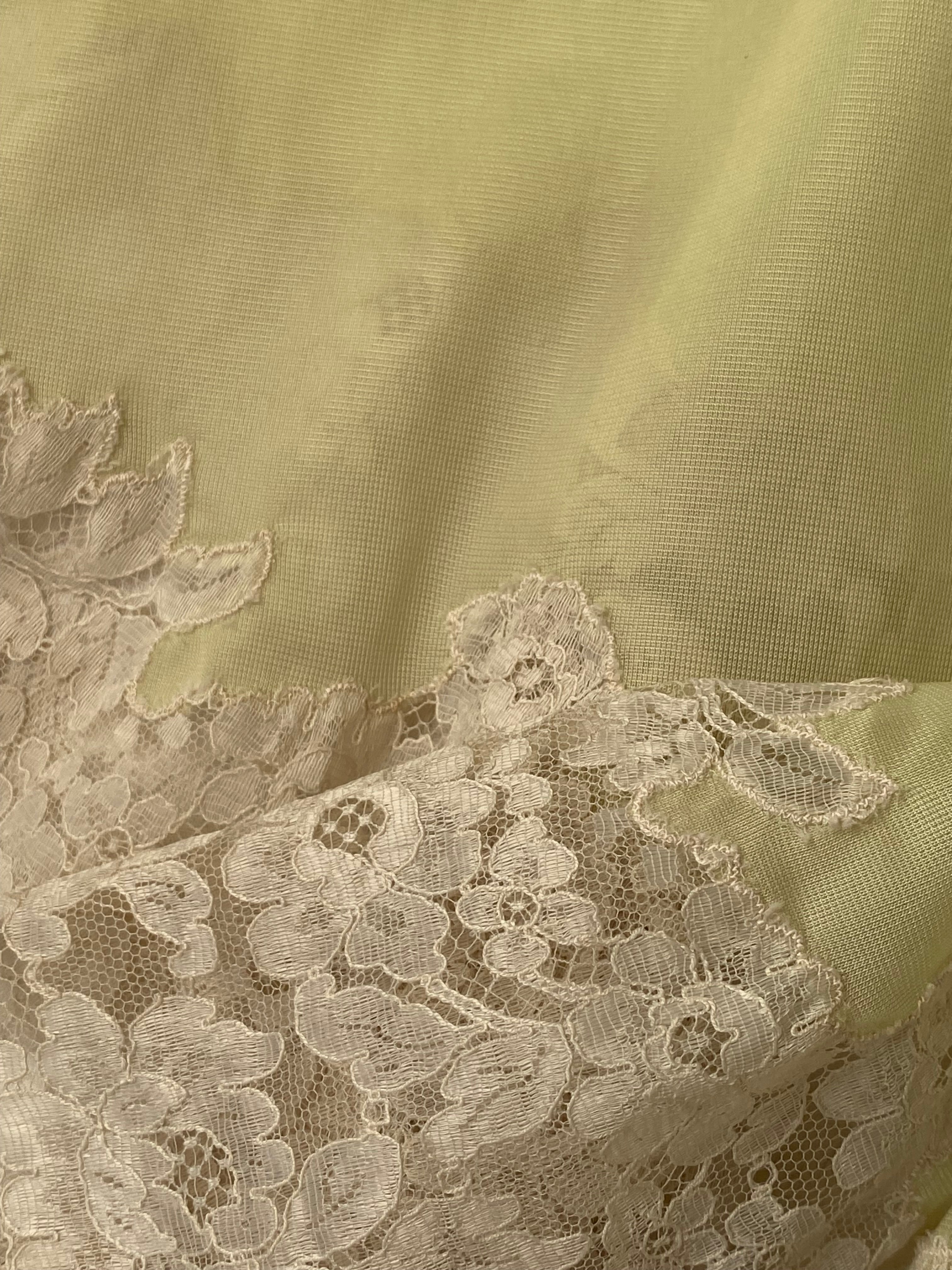 Baby doll lime con pizzo