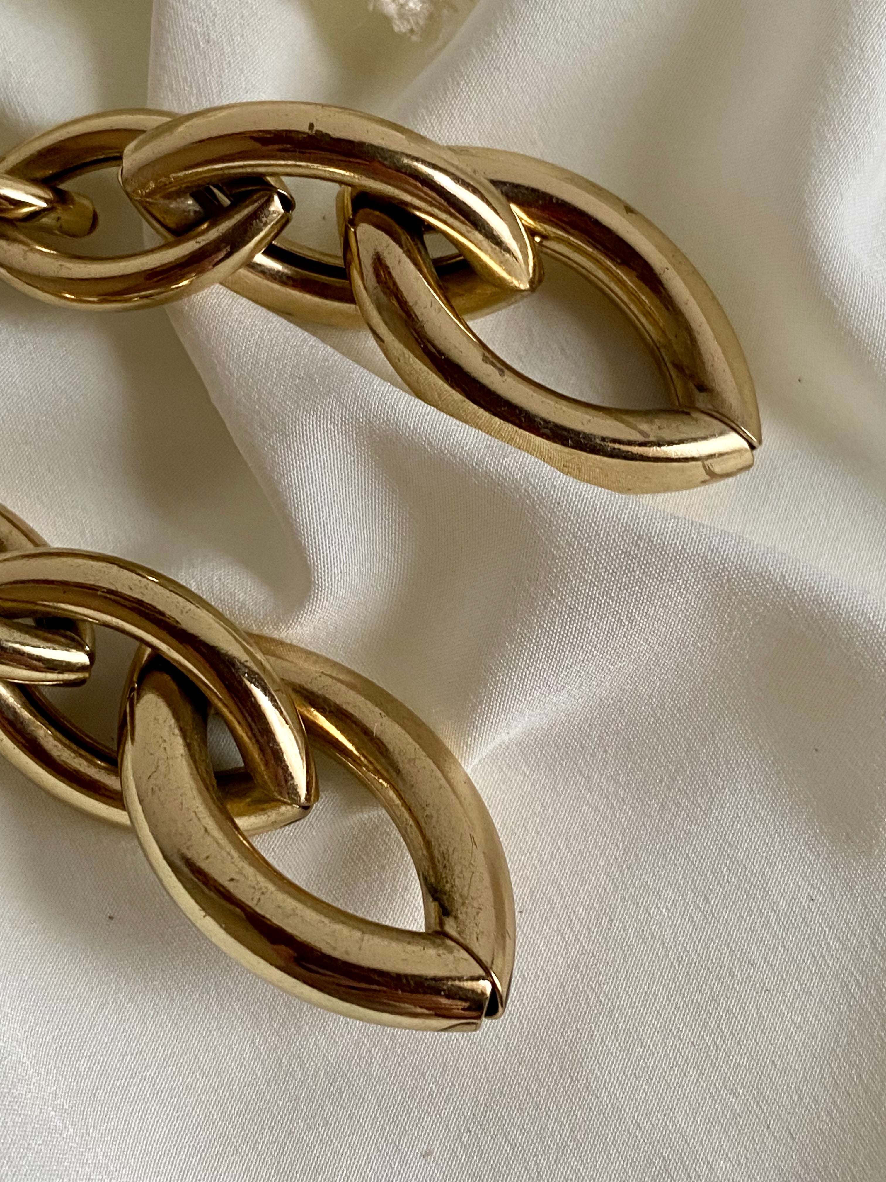 Treccia orecchini pendenti