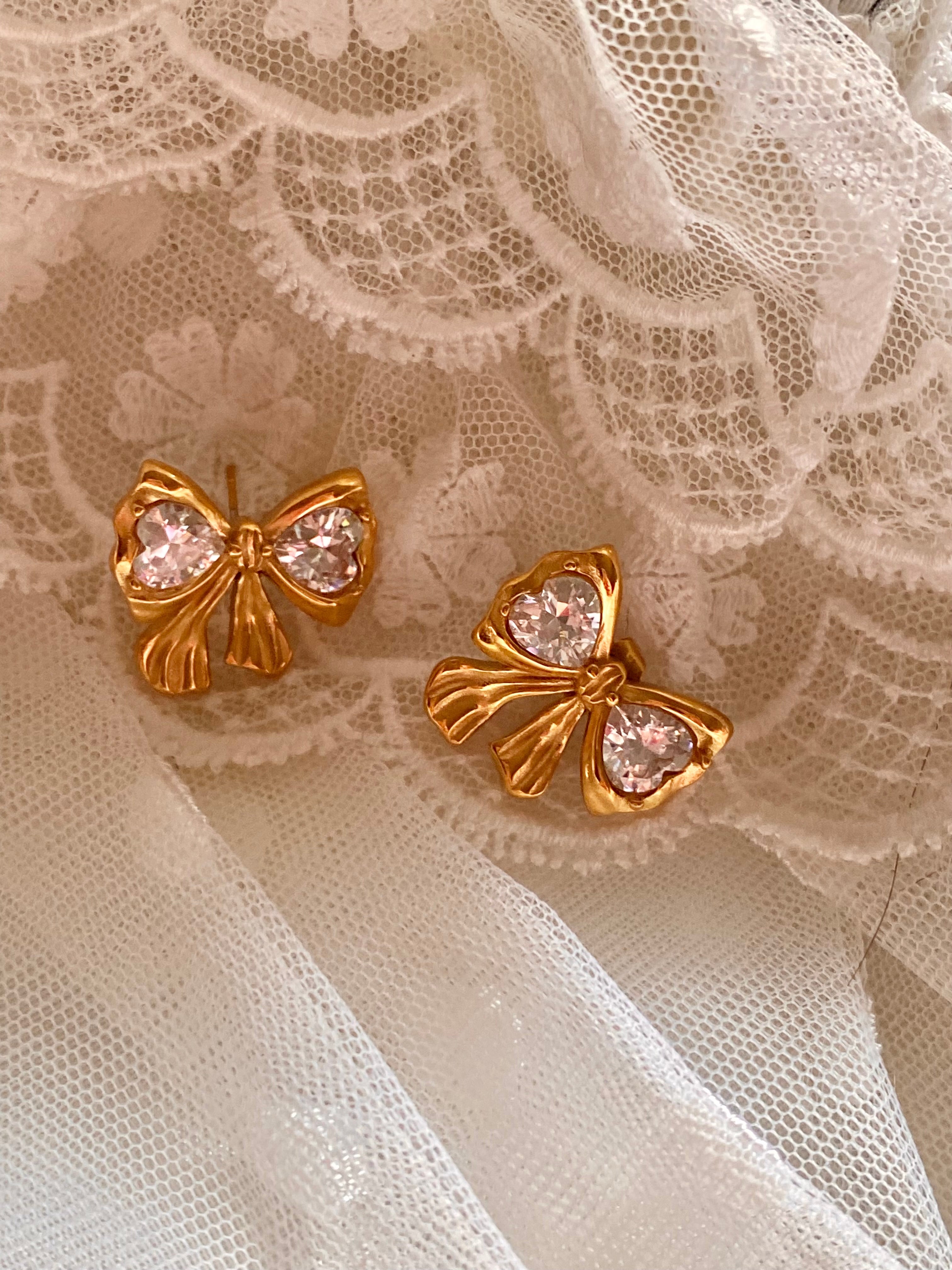 Boucles d'oreilles nœud