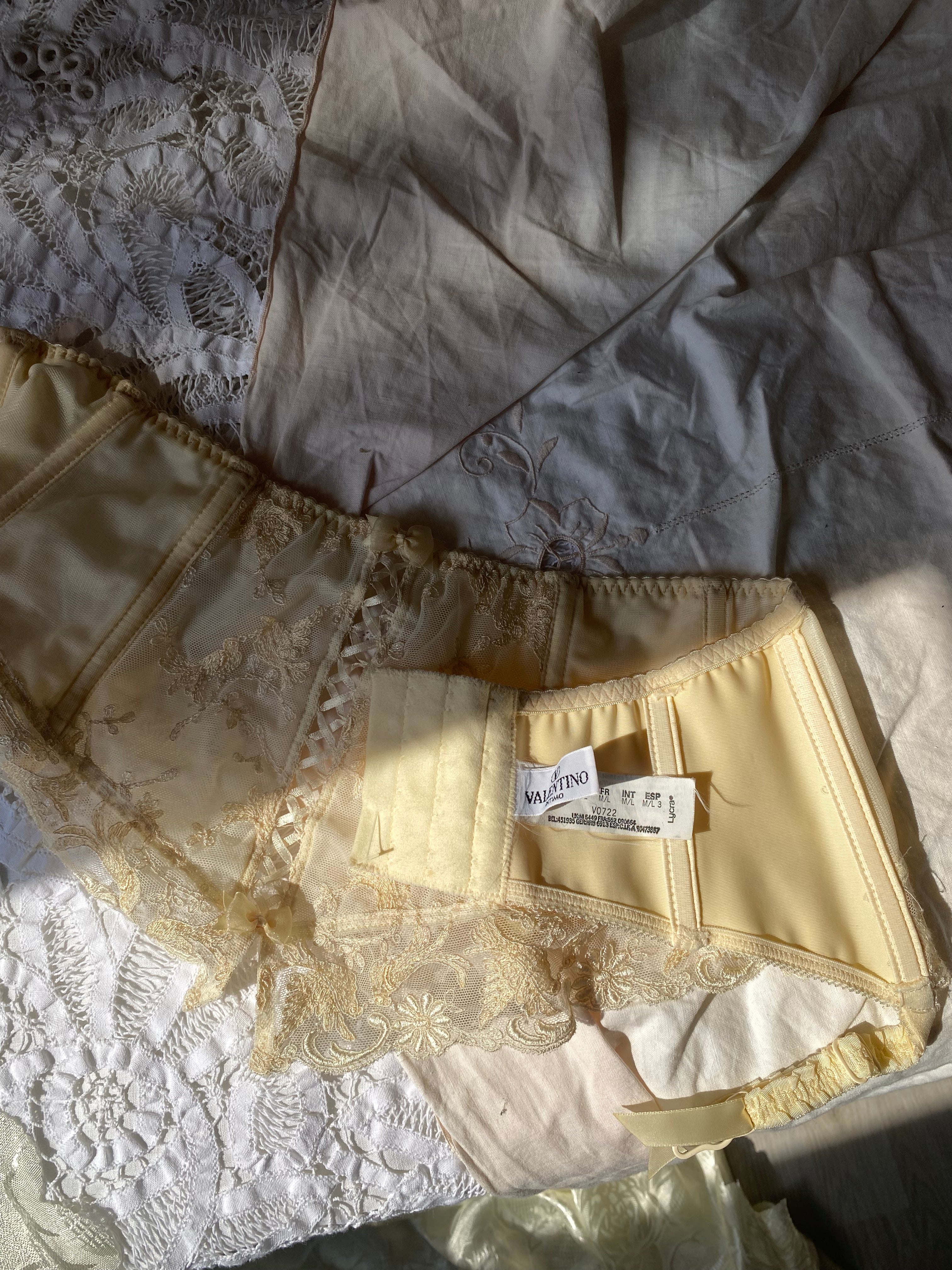 Guêpière Valentino panna