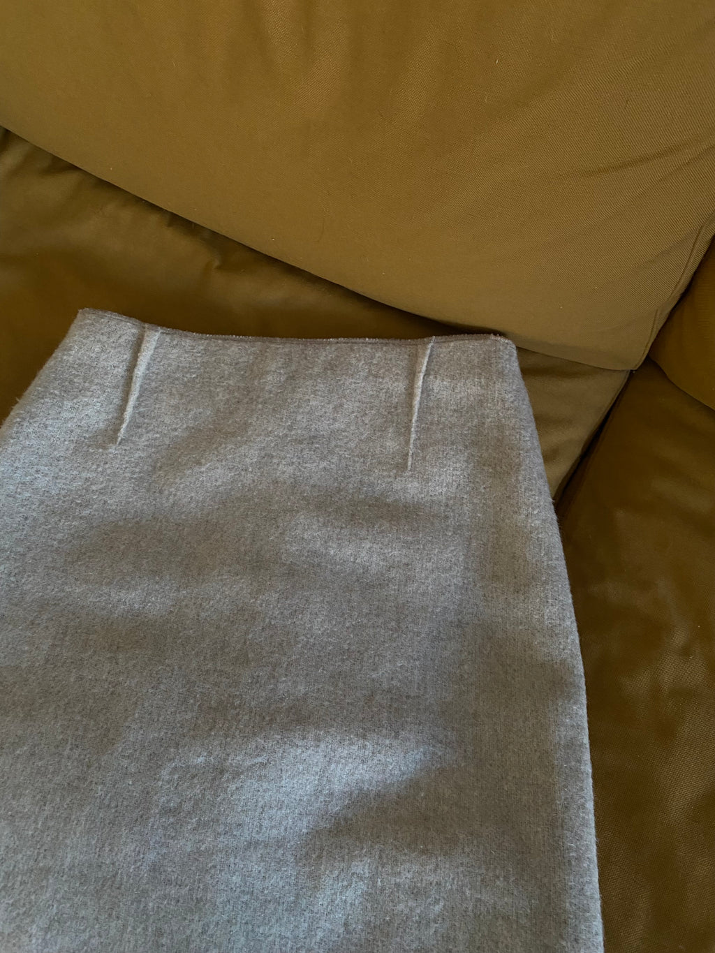 Jupe midi crème