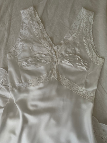Set sottoveste e vestaglia anni ‘70s
