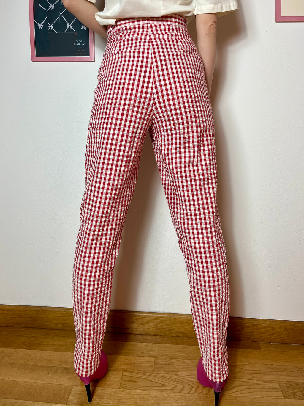 Pantaloni Vichy