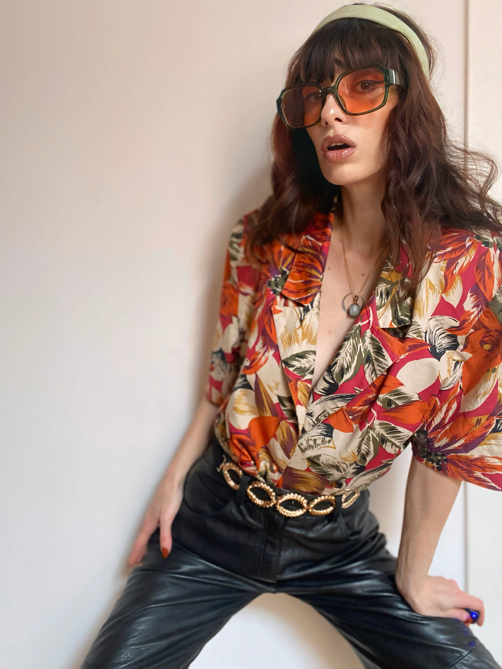 Veste fleurie