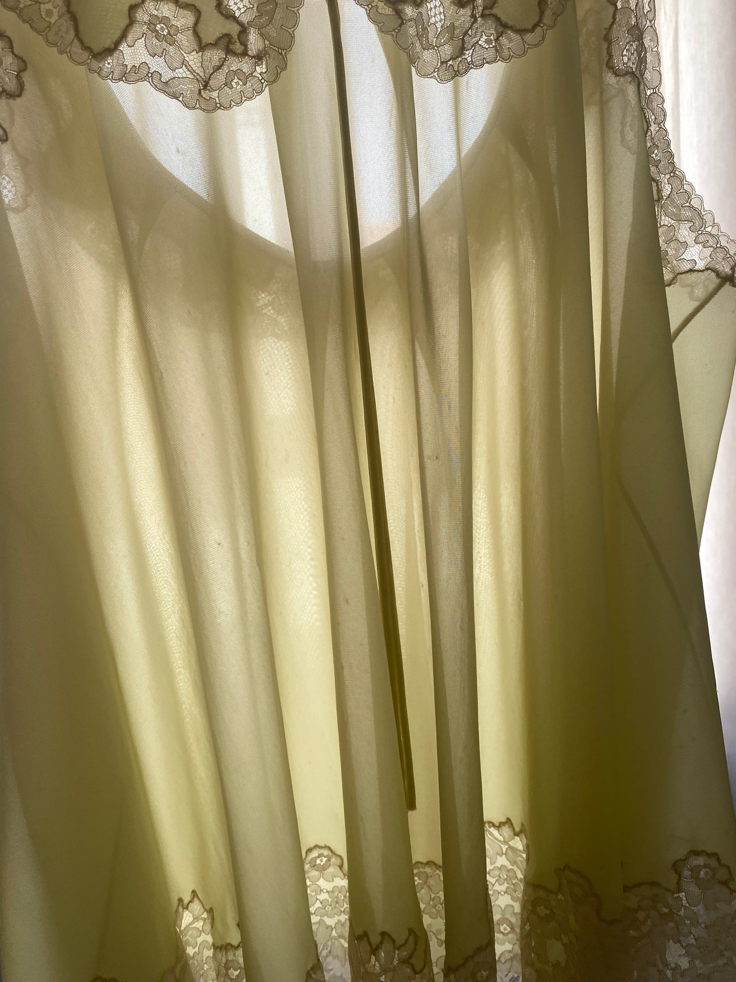 Baby doll lime con pizzo