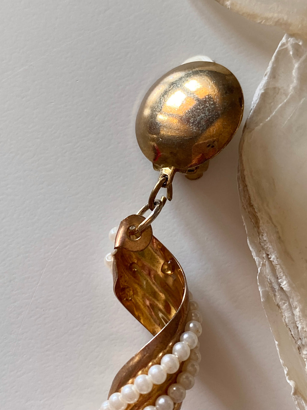 Boucles d'oreilles clips Onda